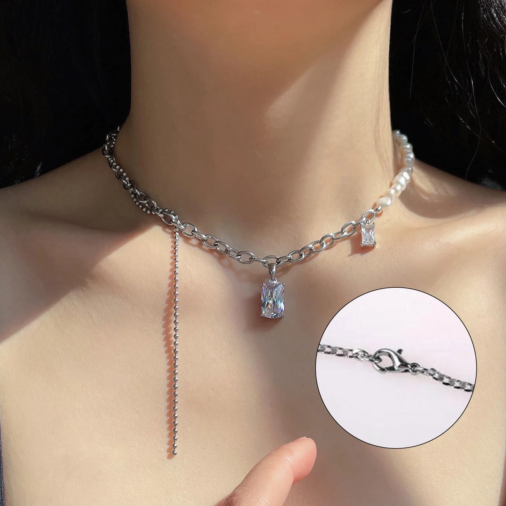 Chiusure Per Braccialetti, 463x Ganci Per Braccialetti fai da te, Kit Accessori Chiusura, Fermagli Chiusura per Collana Gioielli, Oro/Argento