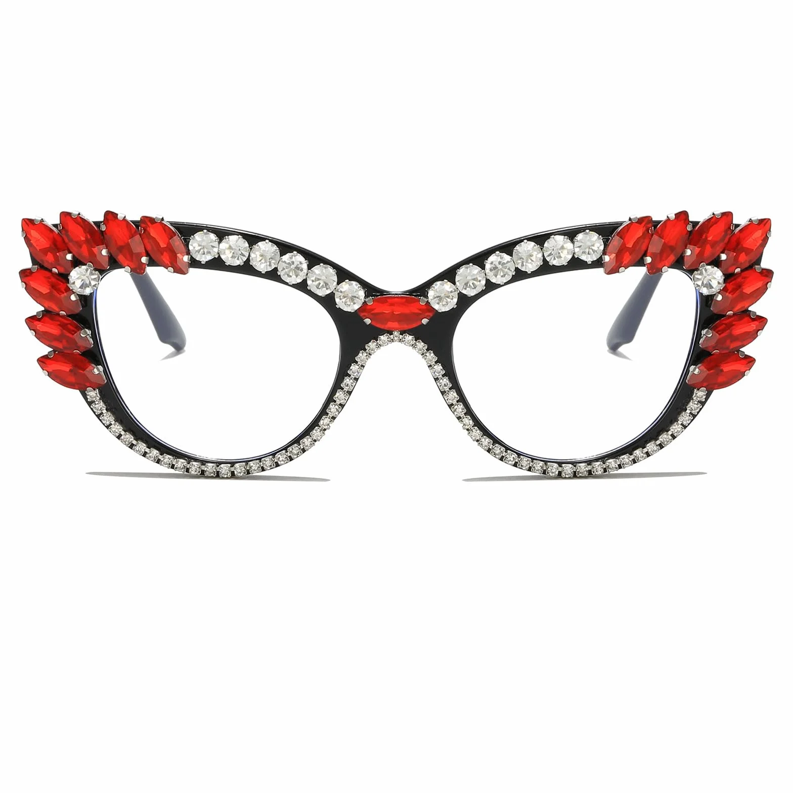 Occhiali Anti Luce Blu Occhi Gatto Forma Diamante Donna Vintage Anti Eyestrain