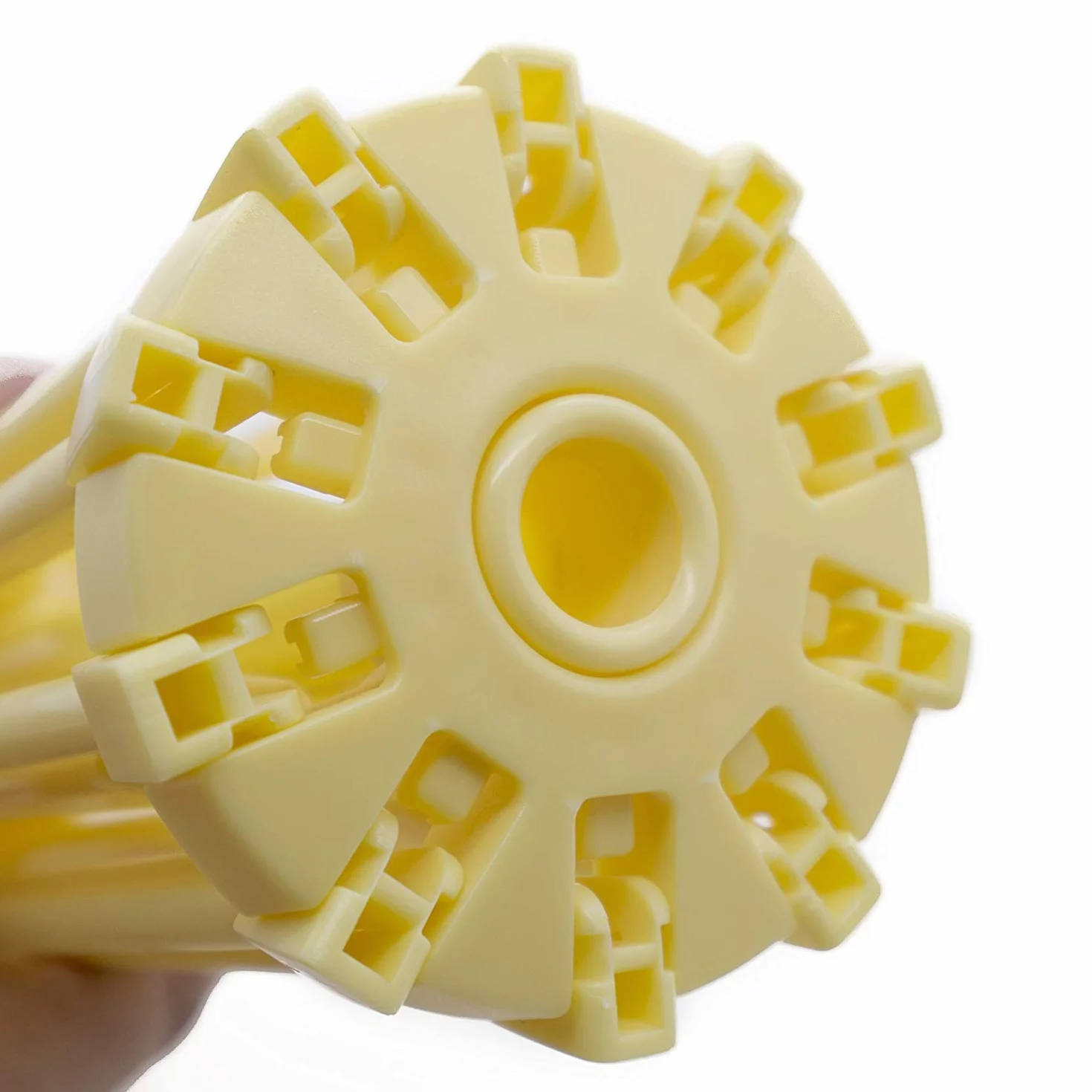 Stendino pieghevole per pasta - Stendino per pasta con essiccatore per noodle domestico da 10 bar - Compatto Facile da riporre Installazione rapida (giallo)