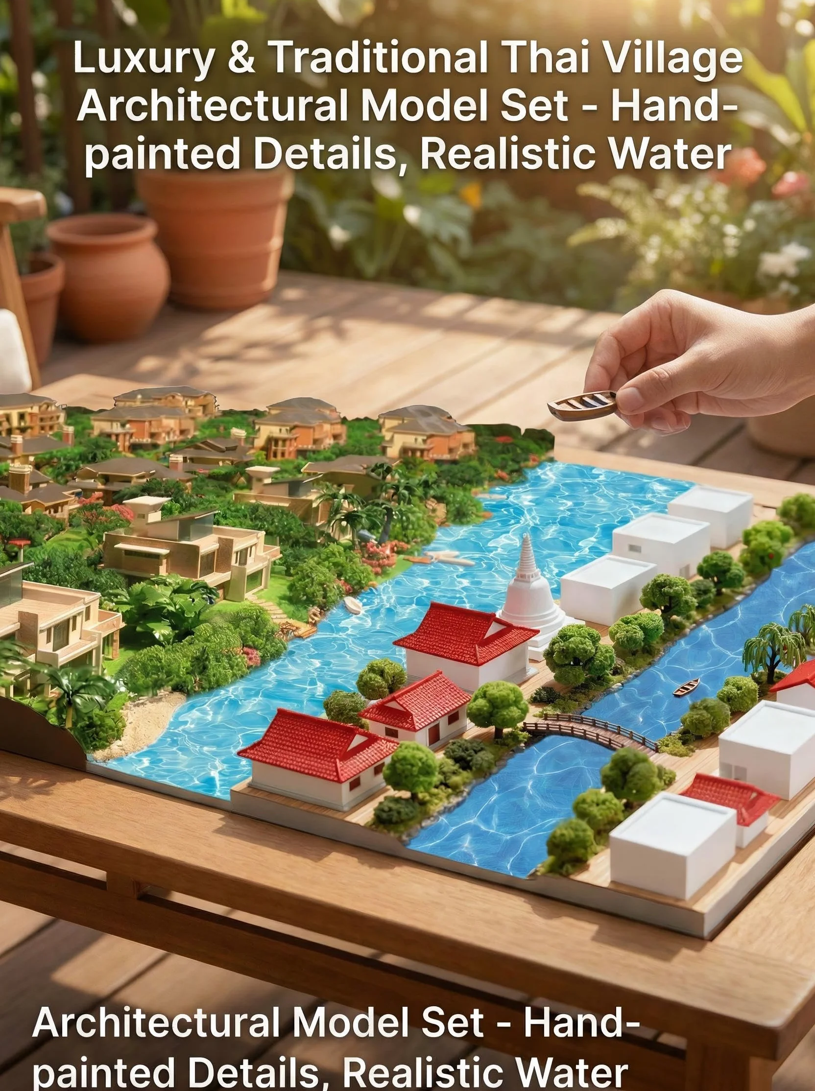 Fiume Presepe Carta Effetto Acqua Blu 29.5x21 cm Adesivi autoadesivi Effetto Acqua ondulata