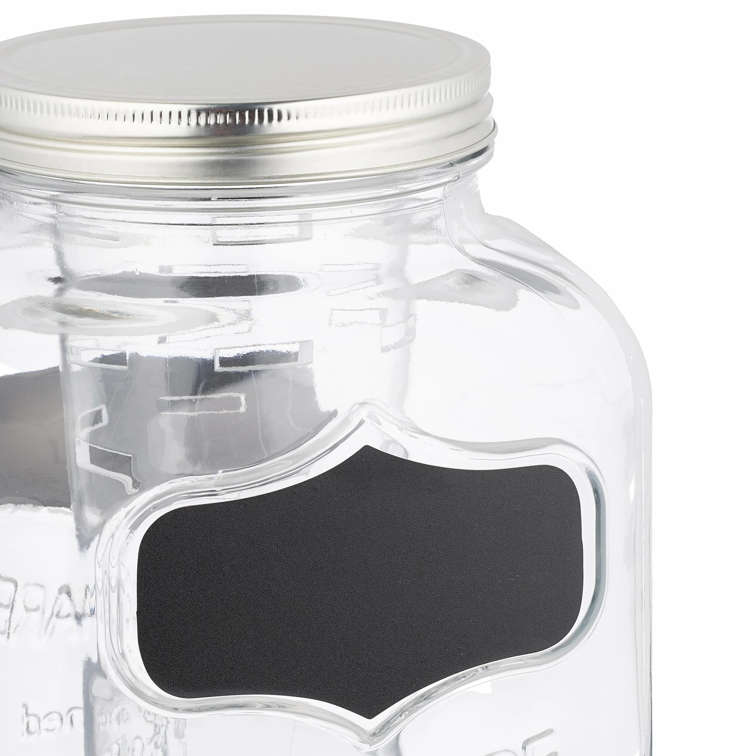 Relaxdays 2 Dispenser Vetro 4 L Rubinetto Supporto Distributore Acqua Limonate