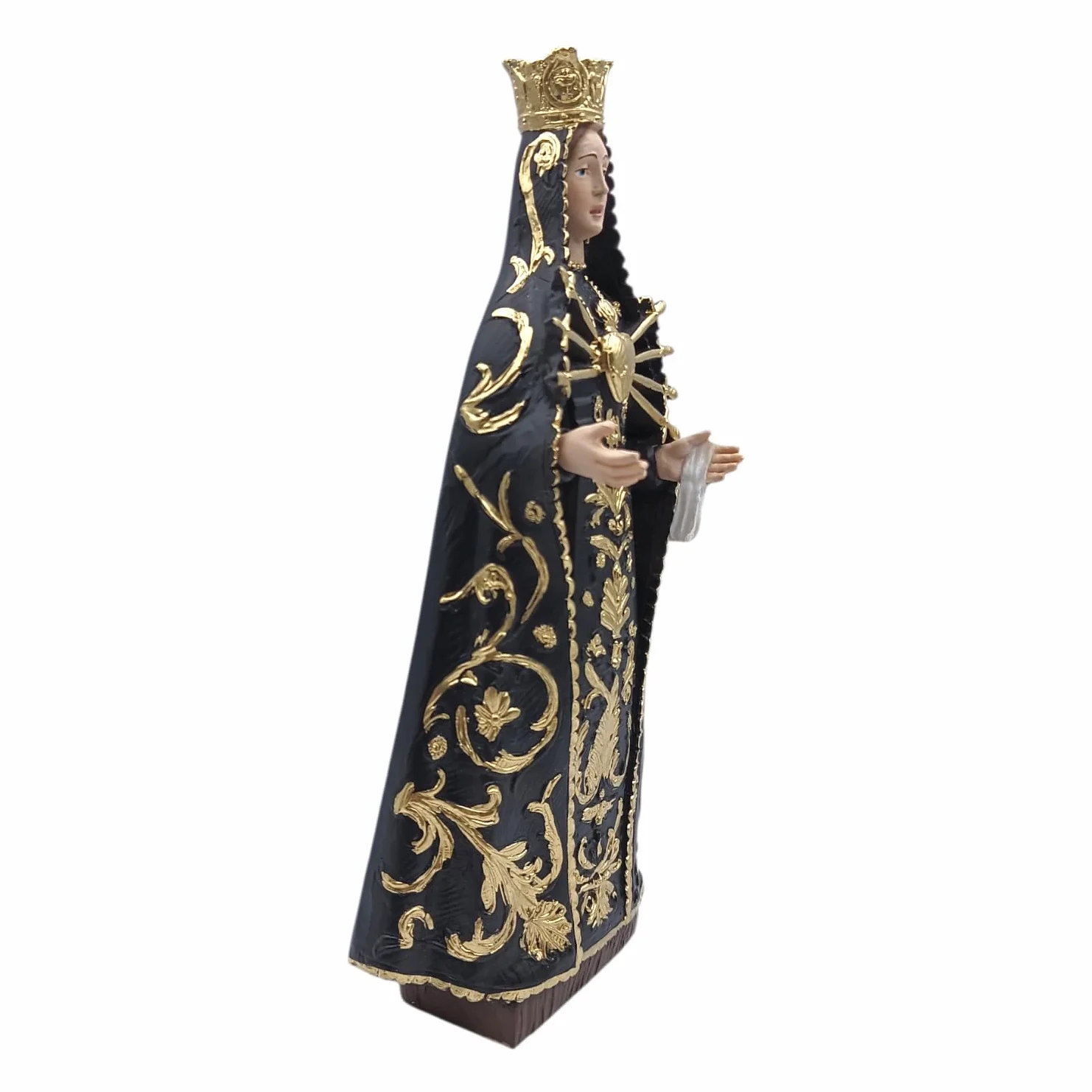 Statua Madonna Addolorata in Resina 30 cm Lavorata a Mano Made in Italy