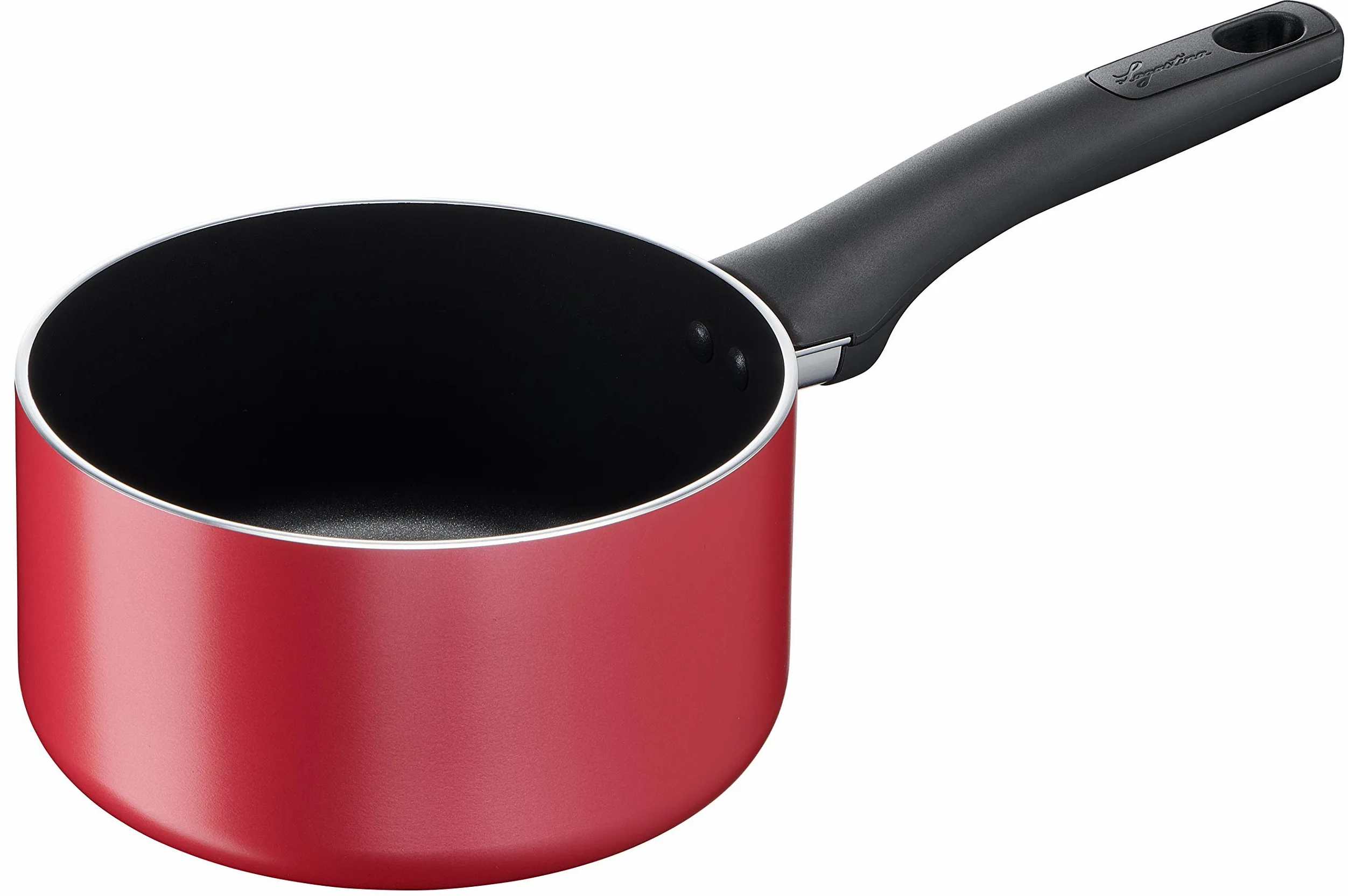 Lagostina Cucina Mediterranea Set di Padelle Antiaderenti in Alluminio Ø 20/24/28 cm, 3 Pezzi & Cucina Mediterranea Casseruola Fonda Antiaderente in Alluminio Ø 18 cm