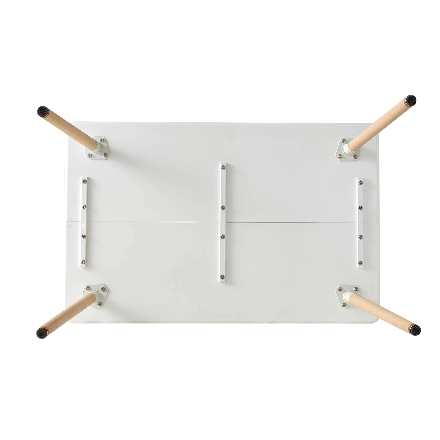 GrandCA HOME Tavolo da Pranzo Moderno e 6 Sedie da Pranzo, Tavolo da Cucina Rettangolare con Struttura di Giunzione (6 Sedie Nero+1 Tavolo)