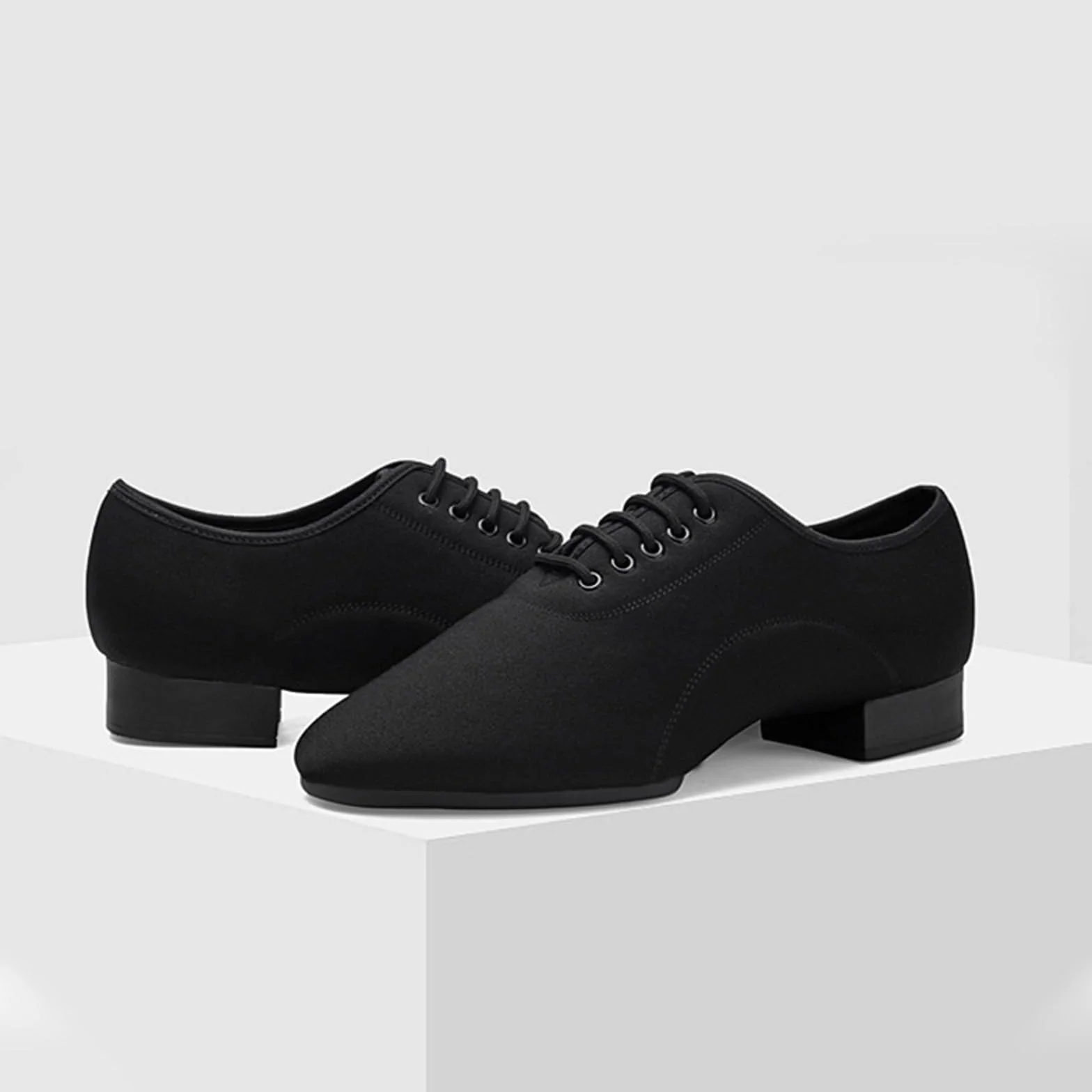 Scarpe da Ballo Uomo Salsa Latino Tango Stringate Nero Comfort