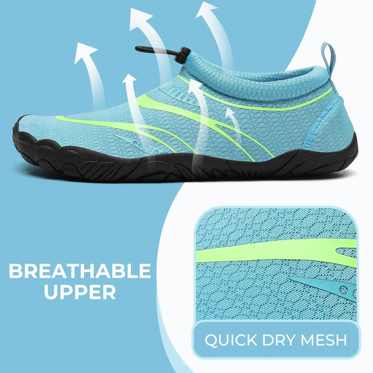 Mishansha Unisex Sport Acquatici Scarpe Donna Leggero Antiscivolo Scarpe da Surf Uomo Summer Immersione Scarpette per Beach Swim Yoga 36-46EU