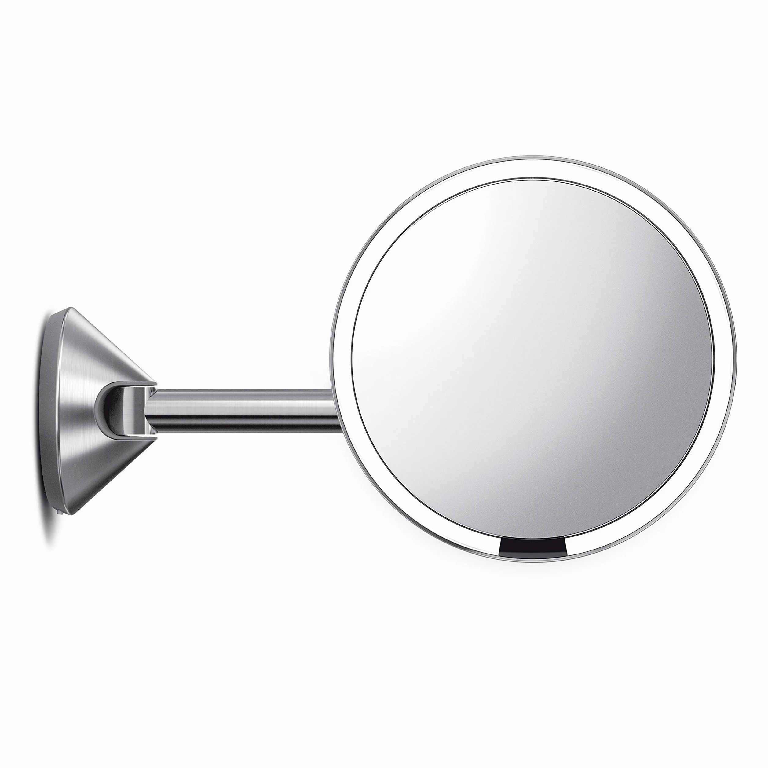 simplehuman, ST3003, 20 cm, specchio da muro con sensore cablato, acciaio inox spazzolato