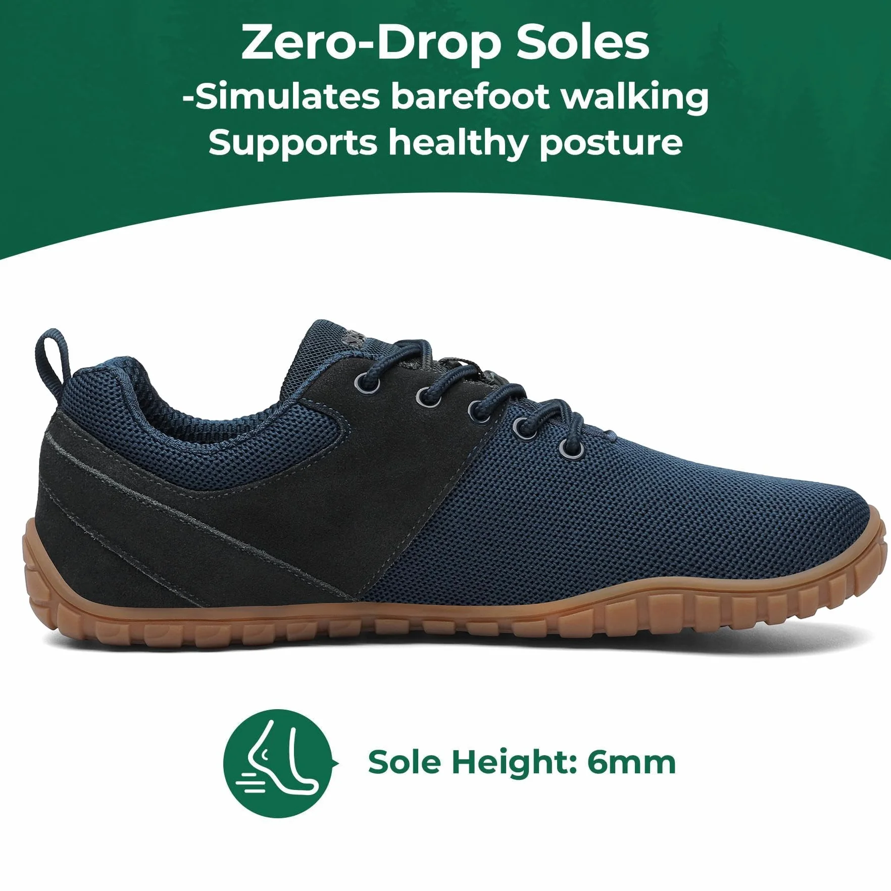 SAGUARO Scarpe Barefoot Minimaliste Uomo Donna Leggere Zero Drop Wide Toe Box Gr.36-48