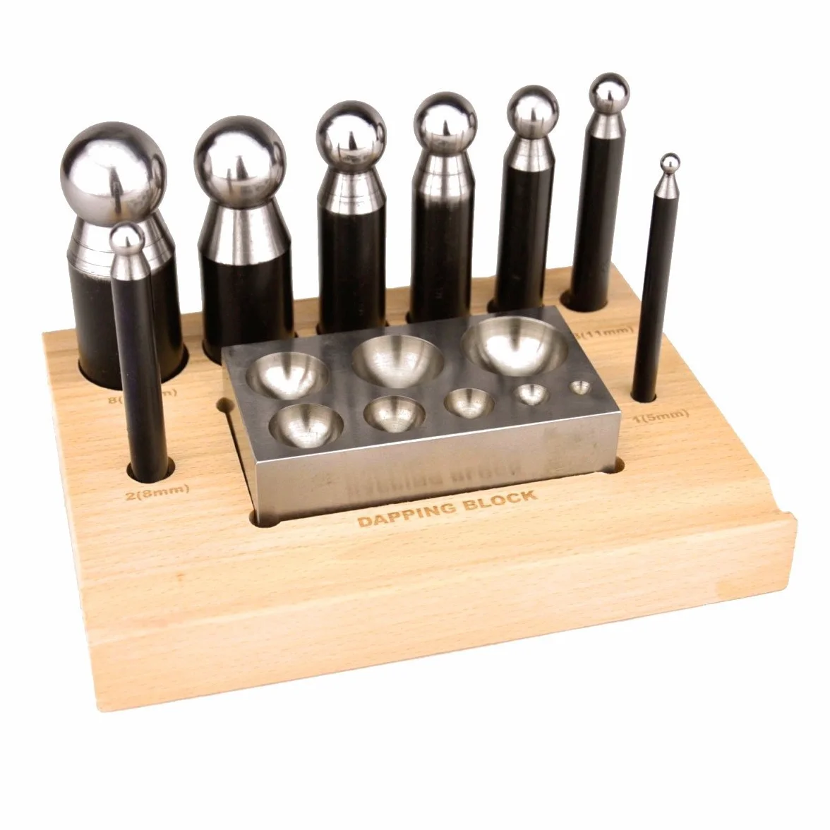 S1 Deluxe 8 imbottitori bottoniera base legno
