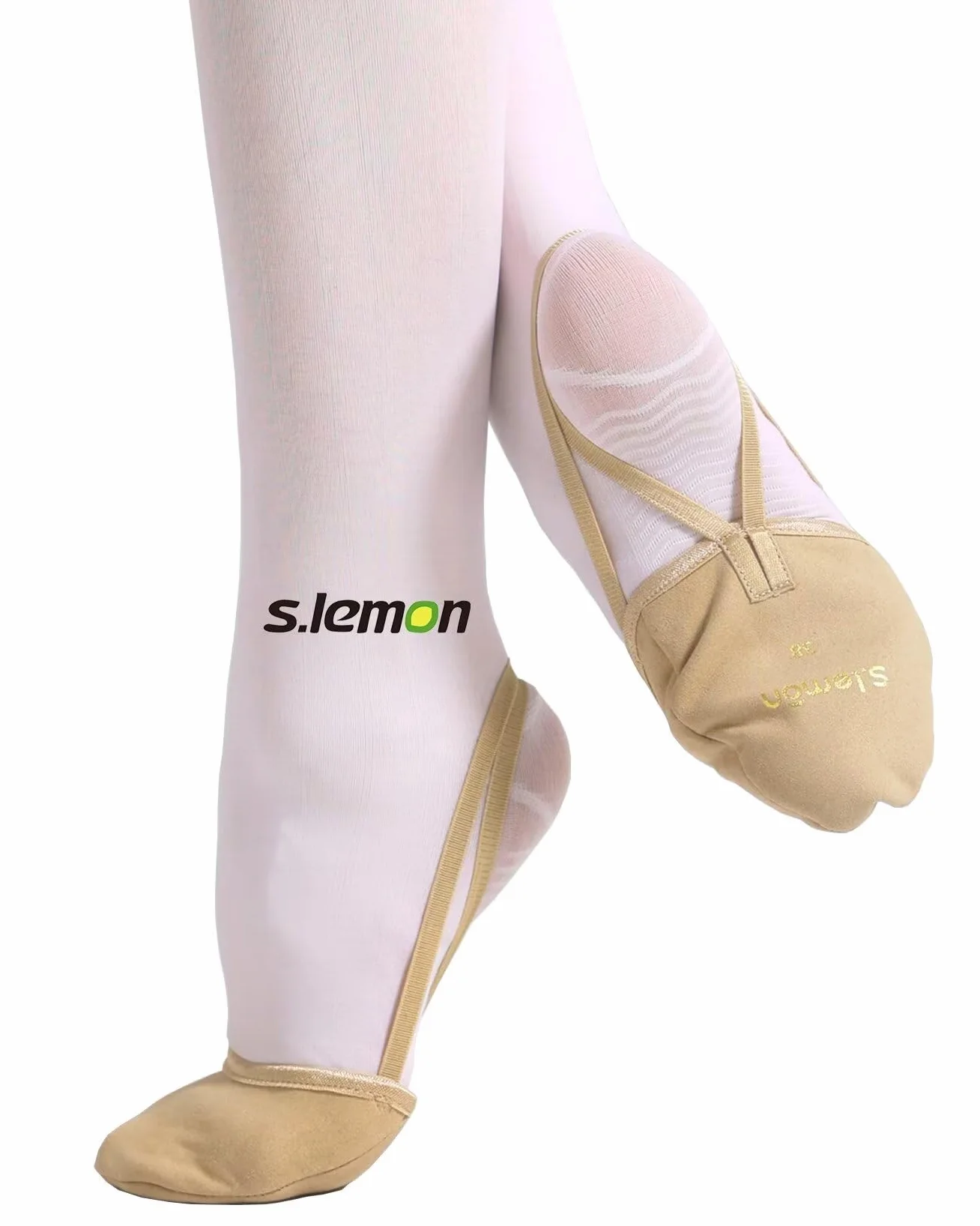 Mezze Scarpette da Balletto Materiale Vegano Scarpe da Ginnastica Artistiche Ritmiche