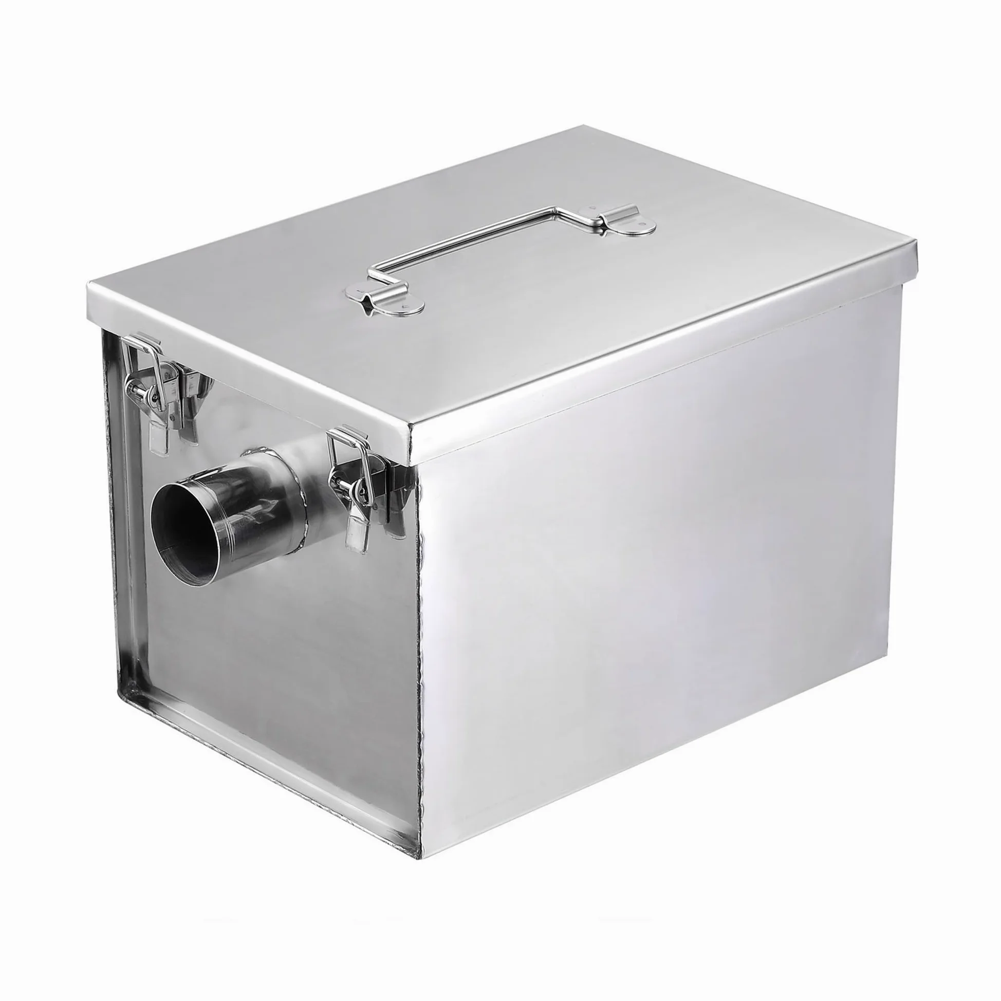 Trappola per Grassi, intercettatore di Grassi, 8 Lbs Commercial Grease Trap Interceptor in Acciaio Inossidabile 5GPM Restaurant Cafe per ristoranti, cucine domestiche