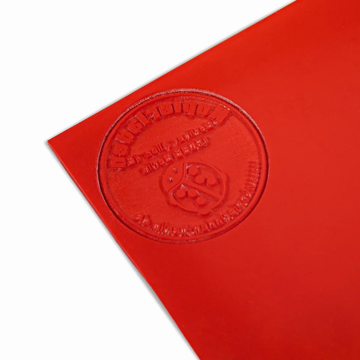 Gomma per timbri, 310 x 220 mm, spessore 2,3 mm, 1 pezzo – per la produzione di timbri tramite incisione laser – inodore, resistente all'abrasione