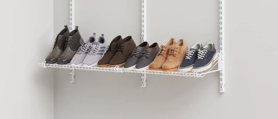 Rubbermaid - Mensola per scarpe, colore: Bianco