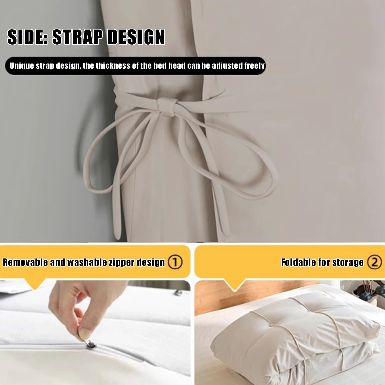 Cuscino per testata del letto matrimoniale singolo, cuscini per lettura in cashmere, lavabile anticollisione imbottito copri testiera letto in legno/ferro, Supporto per schienale(180x55x12cm,Brown2)