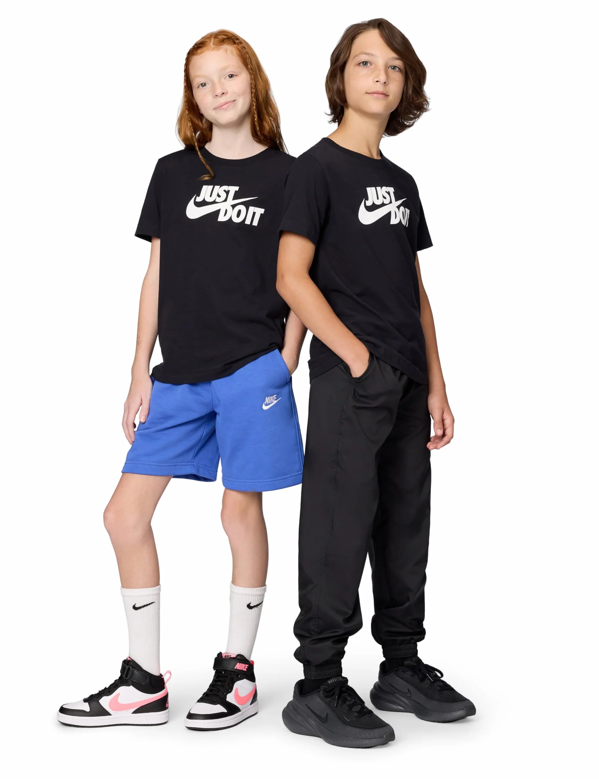 Nike K NSW Tee Futura Hbr T-Shirt Unisex Bambini e Ragazzi
