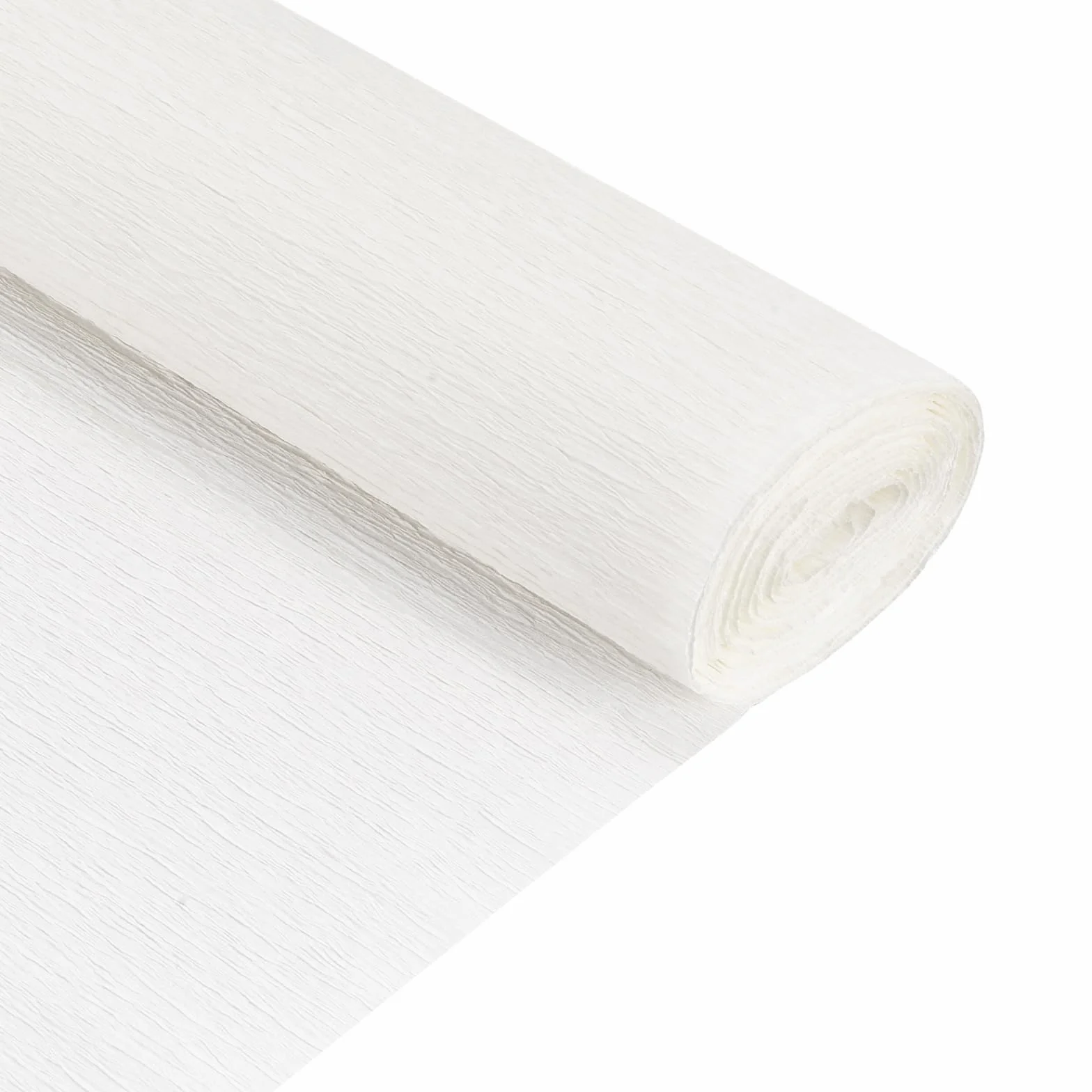 QUARKZMAN Rotolo Carta Crespa 210cm x 50cm Bianco Decorazione Nozze Feste