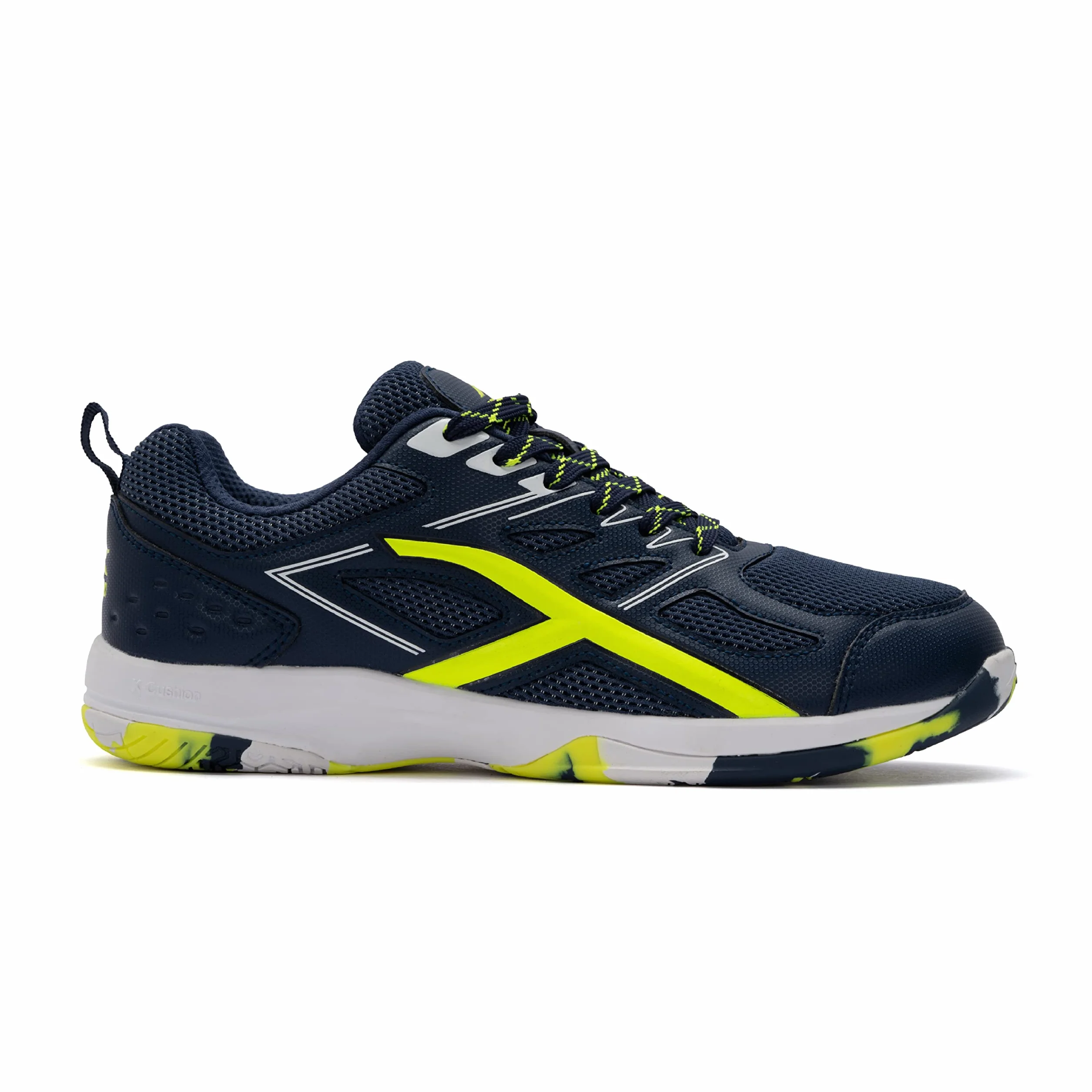 Hundred Xoom Non-Marking Badminton Shoes for Men Faux Leather Indoor Tennis Squash Table Tennis Basketball Padel