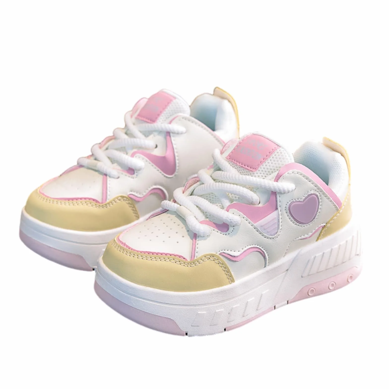 Surwin Scarpe con Rotelle Bambina 4 Ruote, Scarpe Skateboard Ruote Bambino 2 in 1 Sneaker 30-39 EU