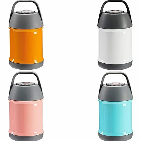 Contenitore termico sottovuoto per il pranzo, contenitore termico in acciaio inox, design a tenuta stagna, mantiene il cibo caldo, perfetto per pranzi e preparazione dei pasti