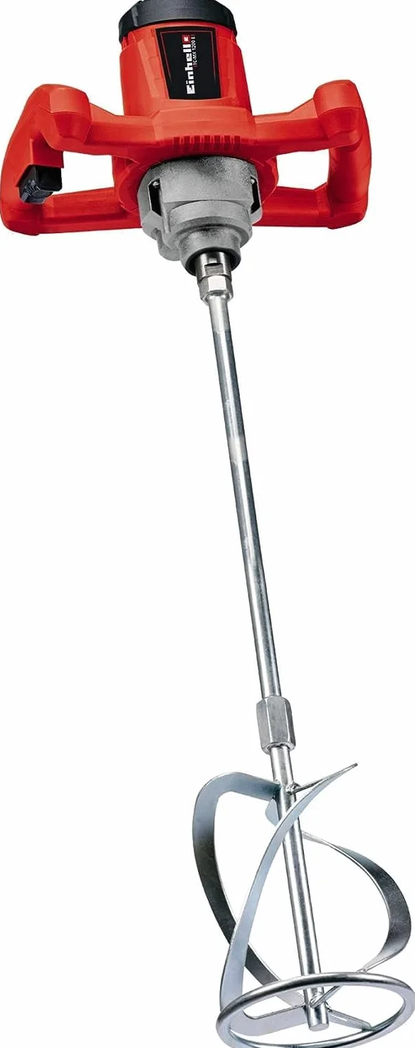 Einhell Tc-Mx 1200 E Miscelatore Elettrico 220-240 V, 1200 W, ‎Rosso Argento