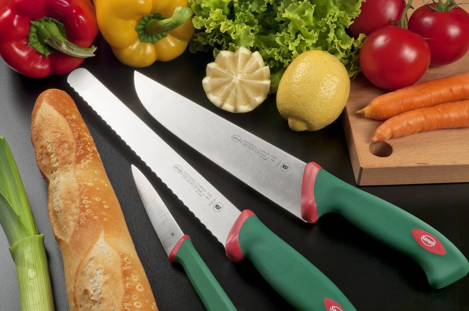 Sanelli Premana Professional Coltello Pane, Acciaio Inossidabile, 37 x 3 x 4 cm