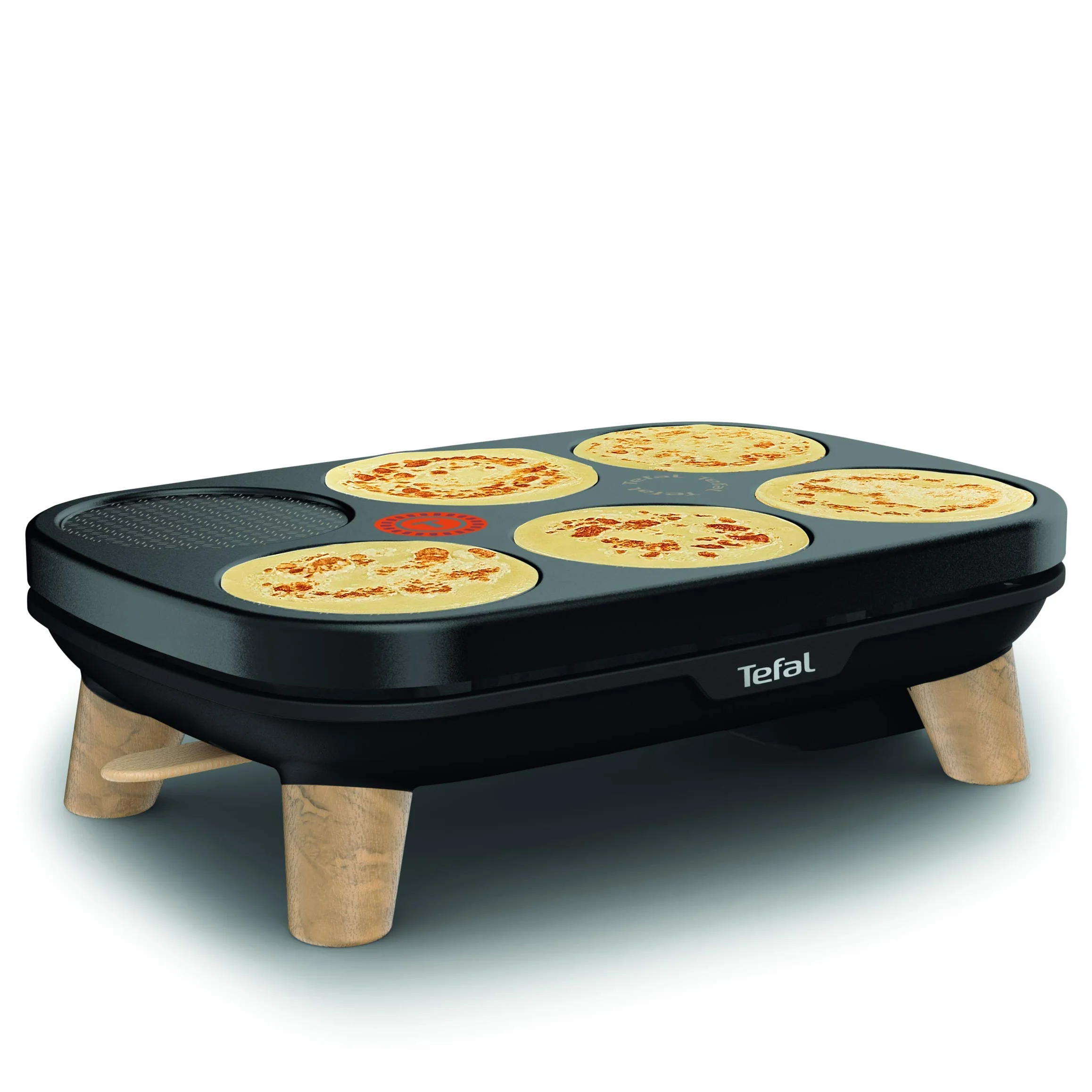 Tefal PY900D12 Gourmet Crepiere Deux plaques amovibles antiadhesives Temperature reglable Crepes Galettes Pancakes
