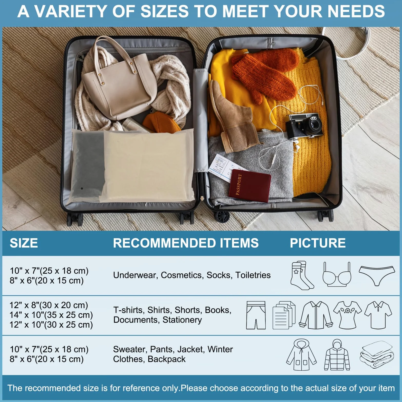 PATIKIL Con Cerniera Opache 100 Pezzi 45 x 35cm Buste Abbigliamento Buste Per Camicie Opache Richiudibili In Plastica Trasparente Poly Con Foro Di Aereazione Per Organizzare