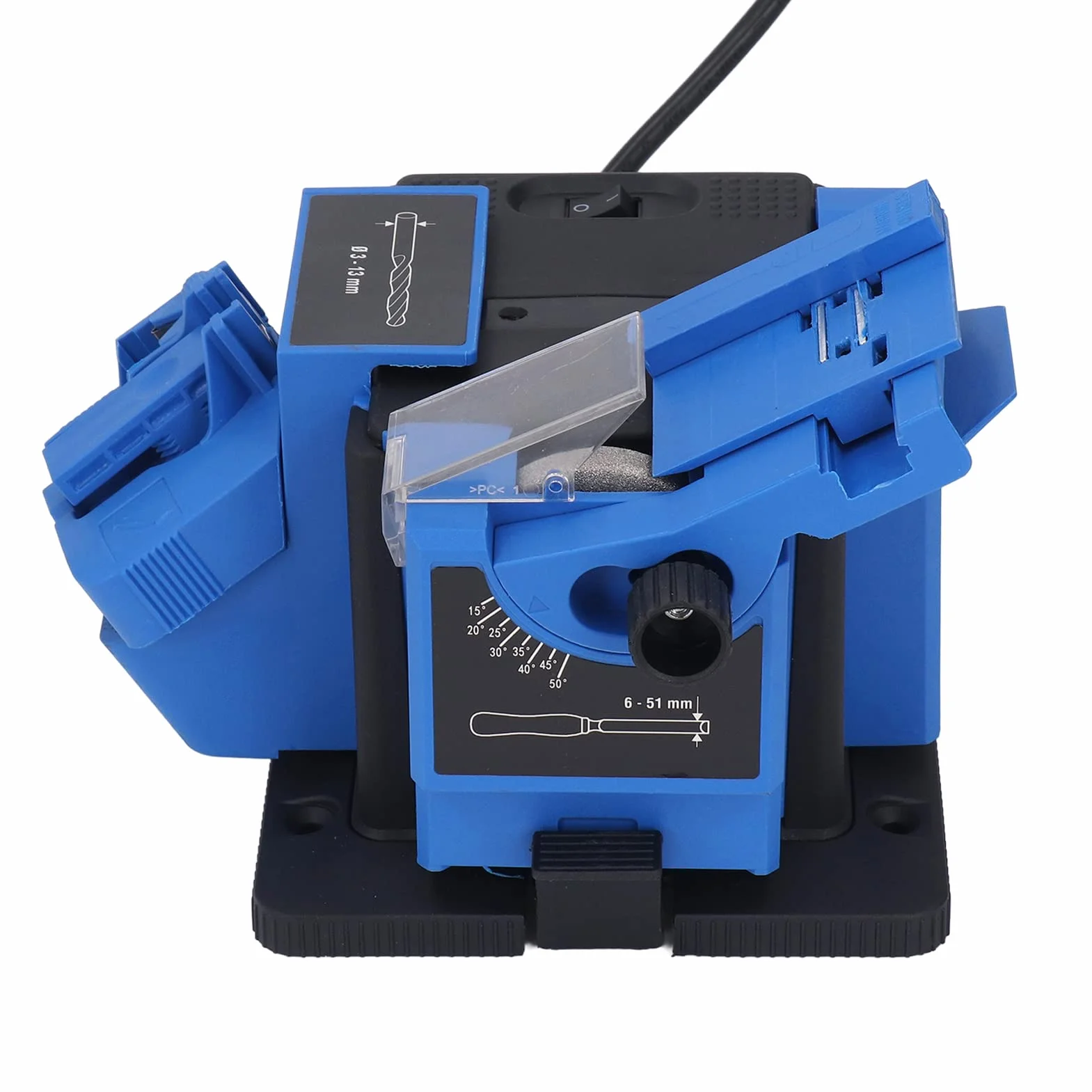 Affilatrice multitasking 65 W per punte, scalpelli, coltelli a bordo dritto