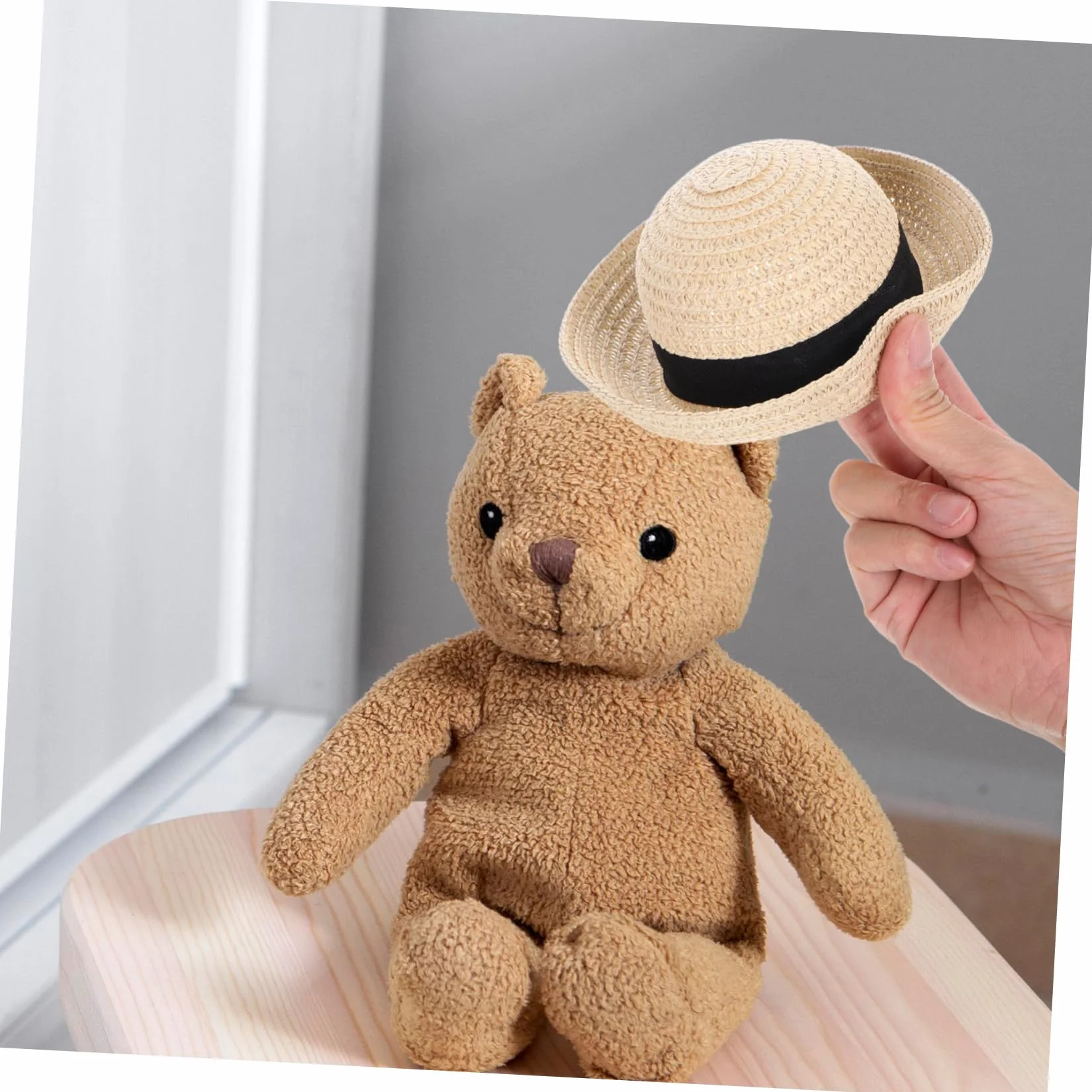 HEMOTON 1Pezzi Cappello per Mini Accessori Chic per Costumi Decorazione per Giardino delle Fate e Casa delle Fatti Mano
