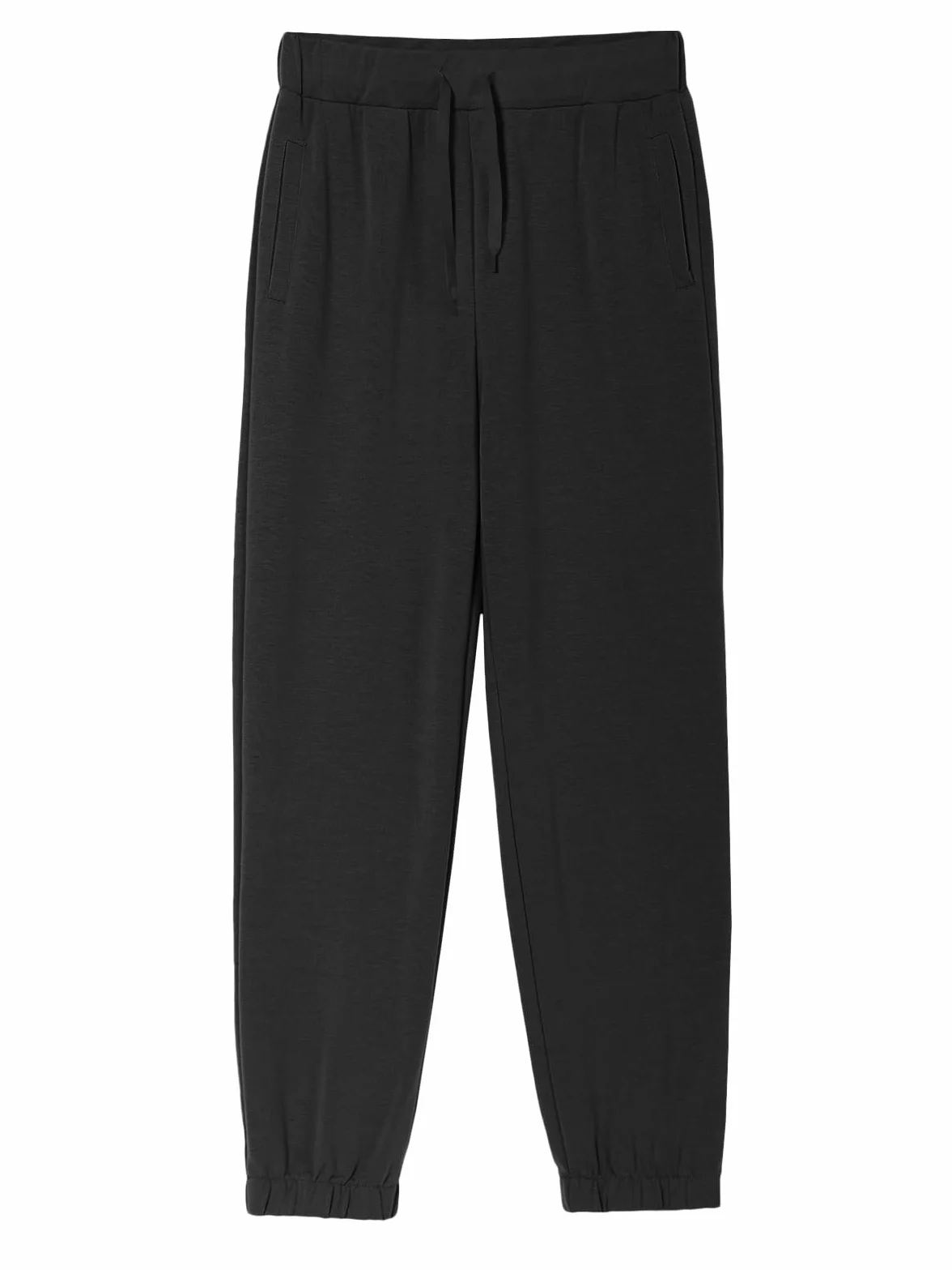 Pantaloni da allenamento per ragazzi, leggeri, tinta unita, con elastico in vita e tasche
