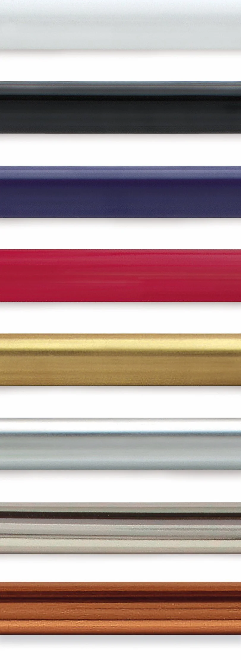 walther design Cornice per Quadri Nera 70 x 100 cm Cornice in plastica Galeria KB100H