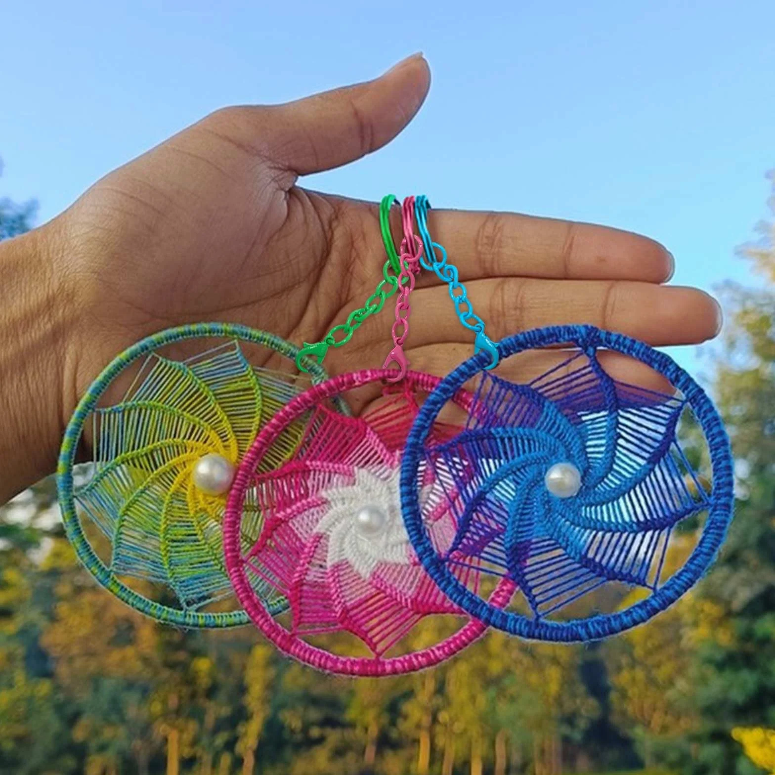 Anelli per Portachiavi Fai Da Te,Anelli Portachiavi con Catenella,100 Pezzi Anello Portachiavi,Keychain per Porta Chiavi Mestieri Lavori di Bricolage