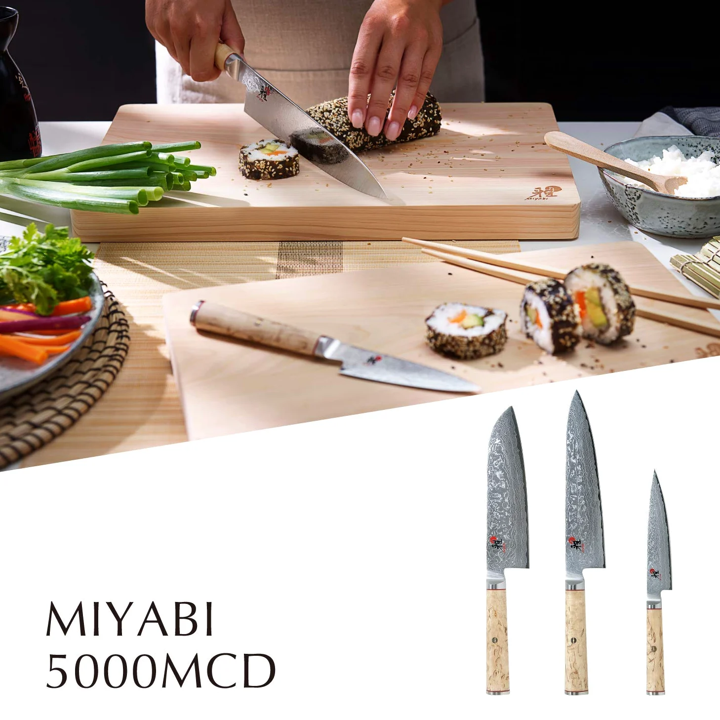 Zwilling - Coltello da cucina "Gyutoh", lunghezza lama: 20 cm, design lama: damascato