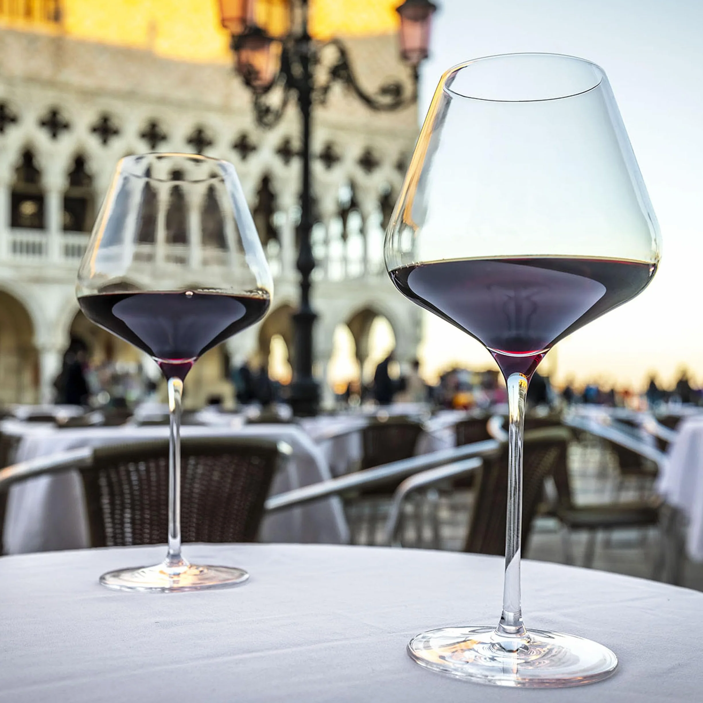 Stölzle Lausitz Bicchieri borgogna Quatrophil Set di 6, 710 ml – Calici da vino rosso in Vetro Cristallo