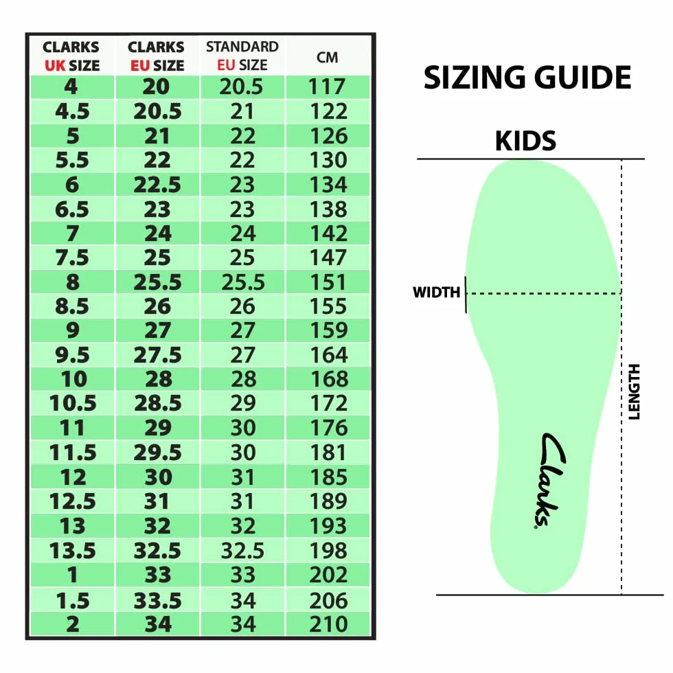 Clarks Hopper Run, Scarpe da Ginnastica per la Scuola, Unisex - Bambini e Ragazzi, Disponibile in Diverse opzioni di Larghezza