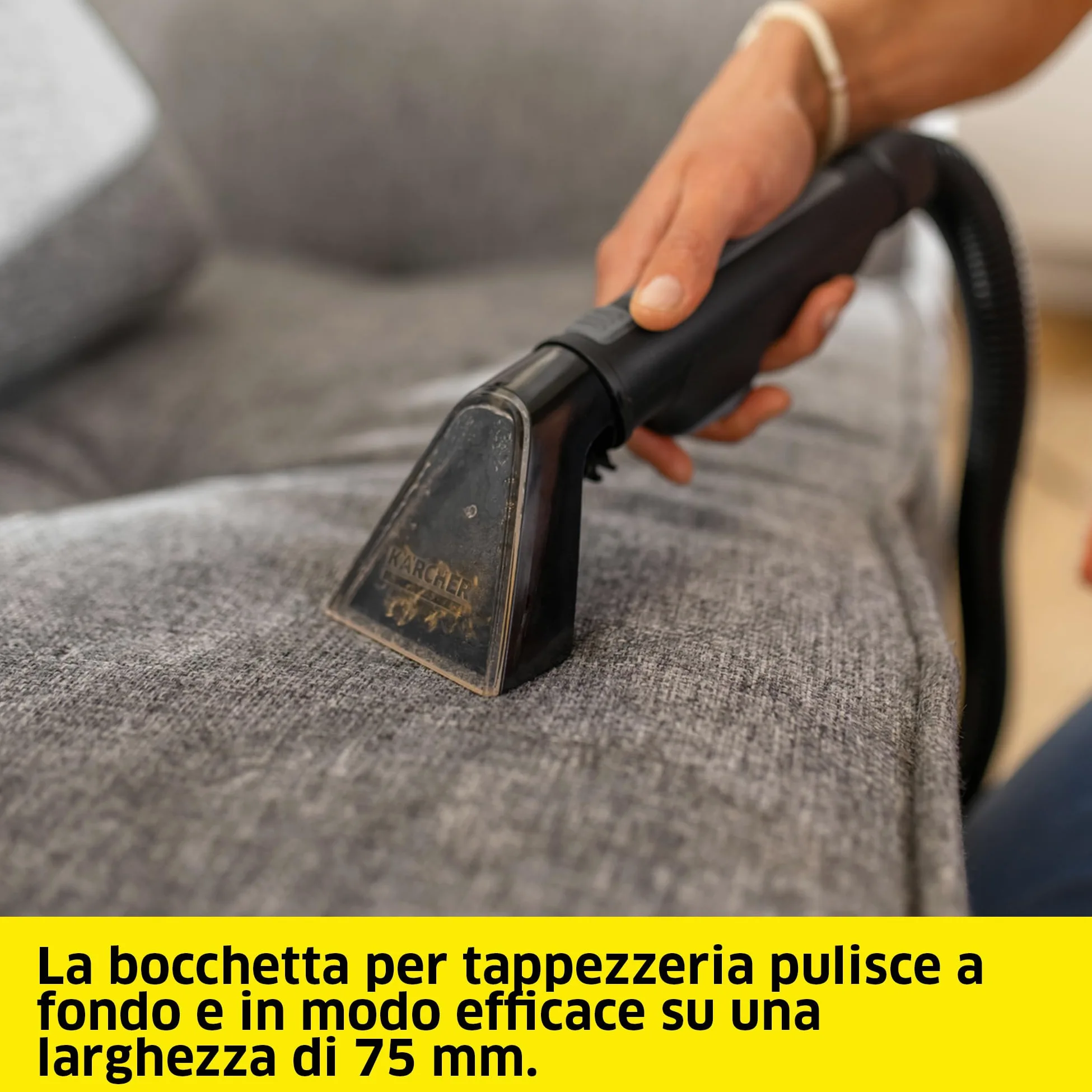 KÄRCHER Lavatappeti Smacchiatore SE 2 Spot Care, potenza assorbita: 450 W, serbatoio acqua pulita: 1,5 l, superficie: 2,89 m², peso: 4,2 kg, bocchetta poltrone, ugello per macchie, detergente RM 519