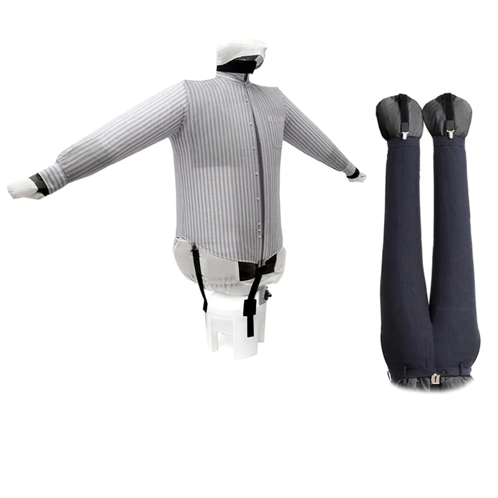 EOLO Stirasciugatrice SA04 E INOX Stira Asciuga Camicie Pantaloni Panni Manichino Stiro Verticale Ferro Professionale Robot Asciugabiancheria 2 Programmi Made in Italy Garanzia 5 Anni Efficienza A++