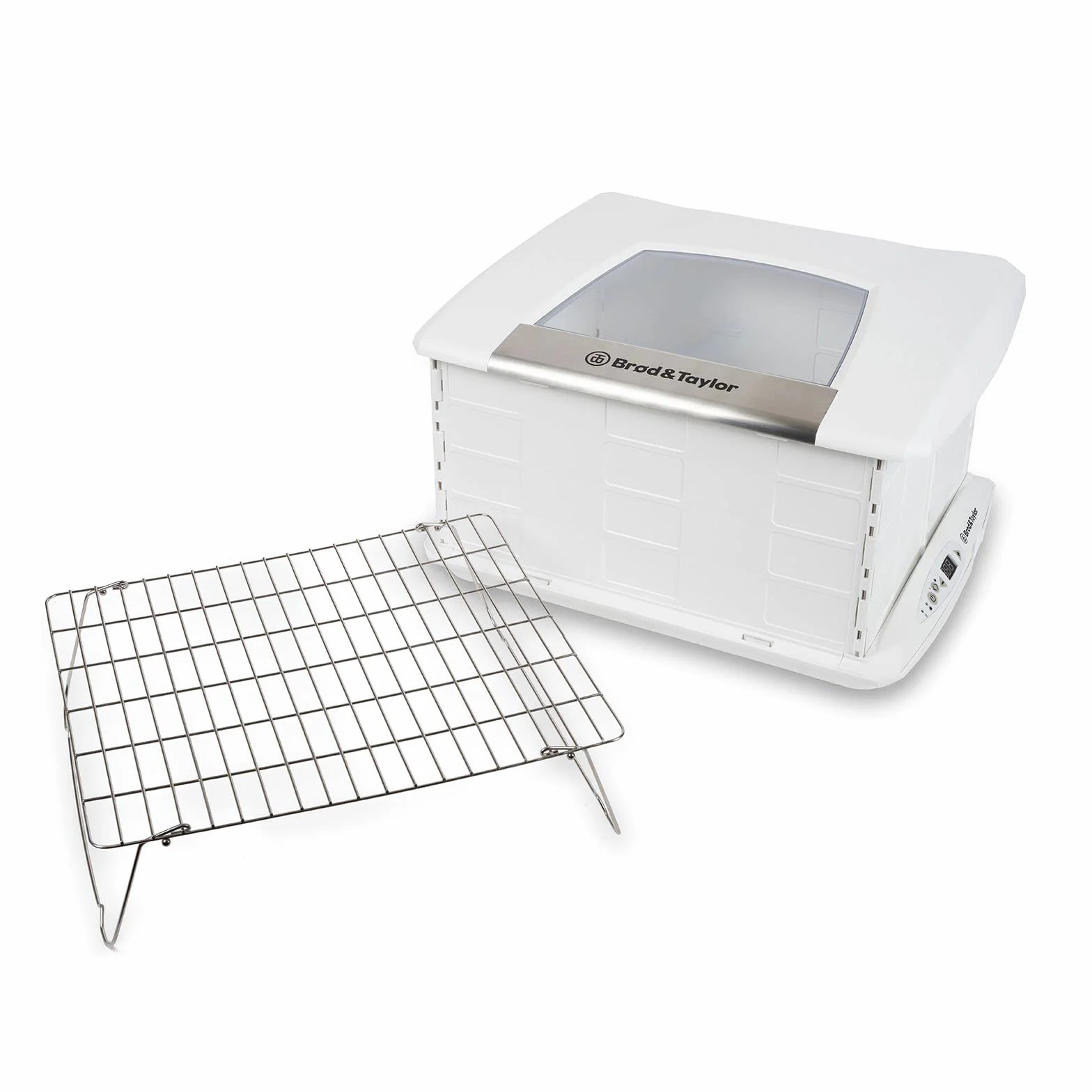 Brod & Taylor - Proofer plegable y olla lenta (probador con estante accesorio), color blanco
