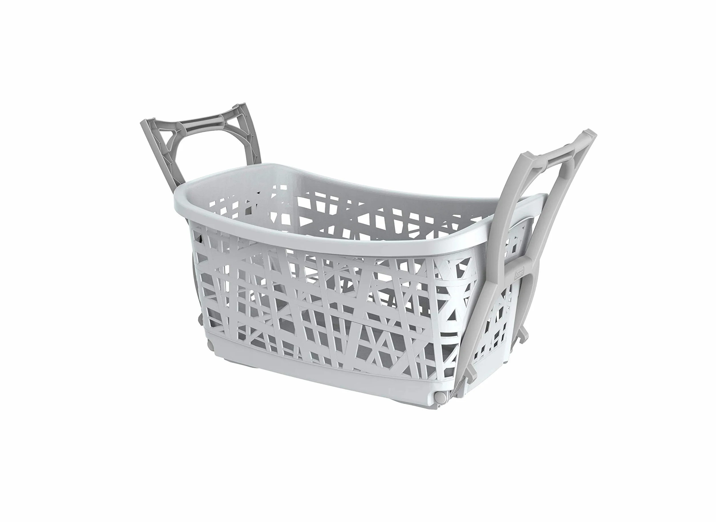 Cesta per bucato, Gambe reclinabili, Stand up, in Resina, Blu, 60,5x39,5x43 /65h cm, 44 lt