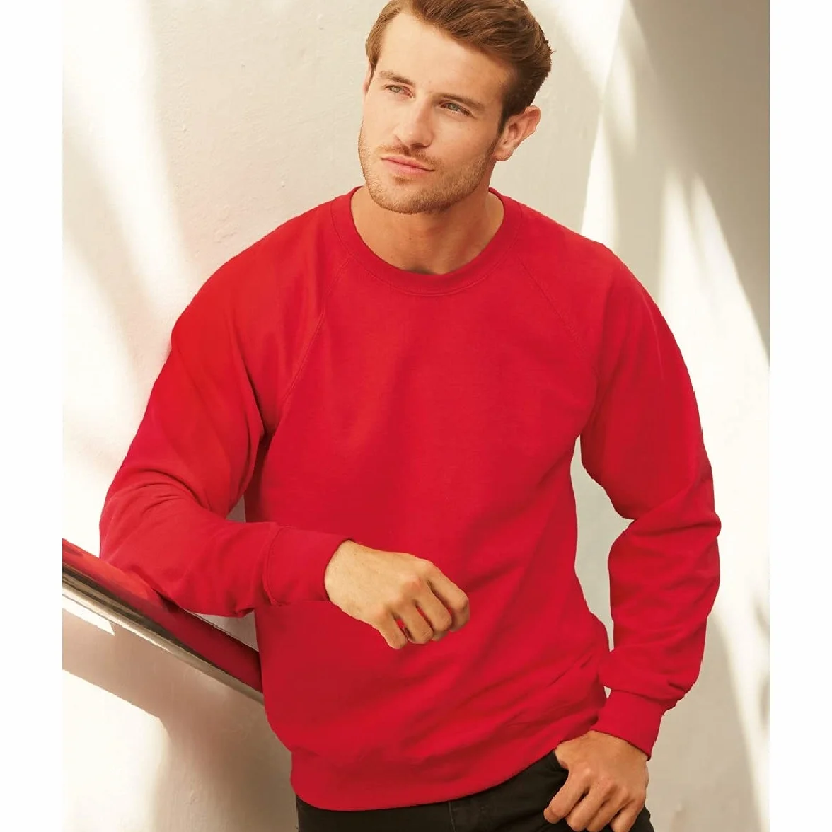Fruit of The Loom Raglan Sweatshirt Felpa Unisex