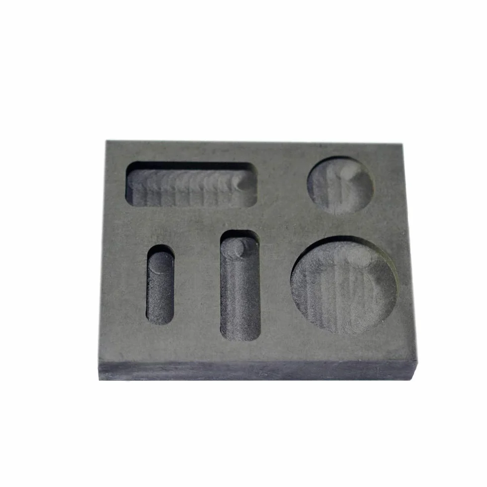 LLF Moneta combinata 1/4 1/2 1 Oz di raffinazione del metallo della muffa del lingotto della fusione della grafite