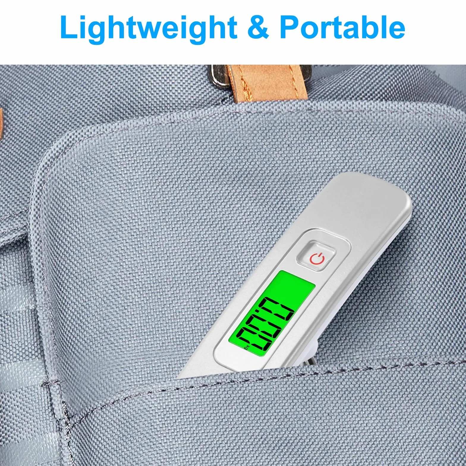Pesa Valigia da Viaggio Digitale 110 lb 50 kg Portatile con Batteria