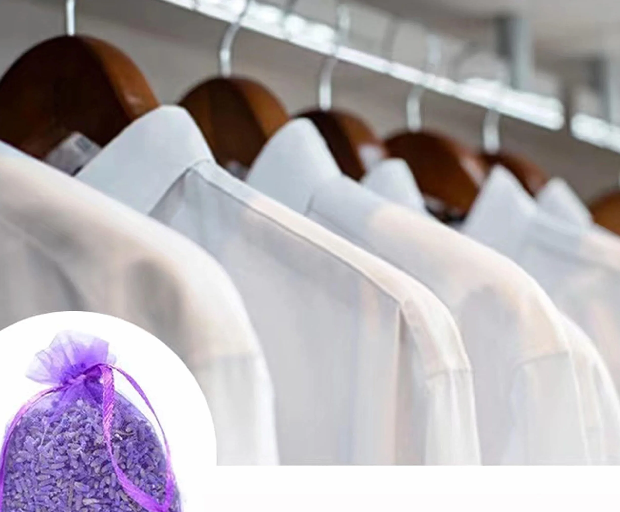 Sacchetti profumati al 100% alla lavanda (25X), repellente per insetti e tarme per vestiti, cassetti, armadi, scarpe, viaggi, sonno, auto,