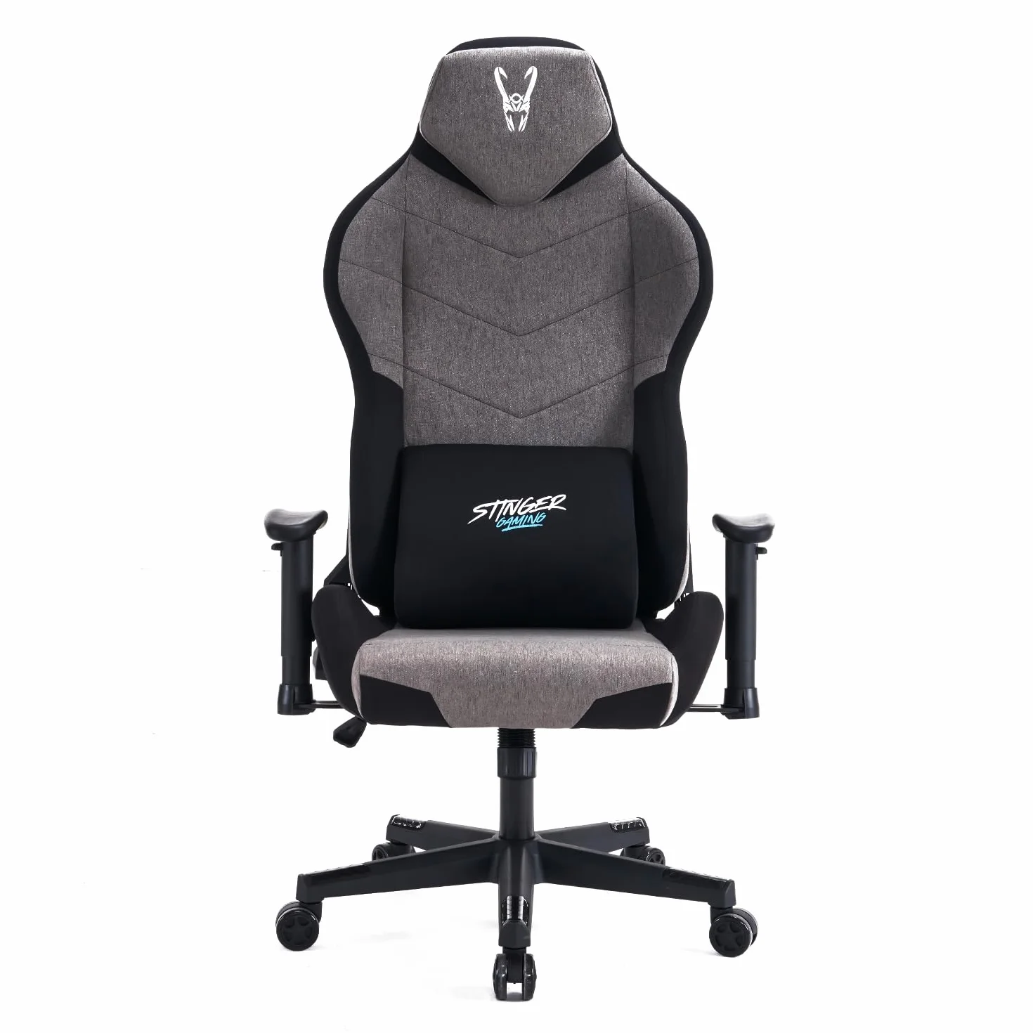 Woxter Stinger Station Titan Dark - Sedia da gaming ergonomica, tessuto idrorepellente, asse di resistenza realizzato in acciaio e ruote silenziose di massima qualità, GM26-110
