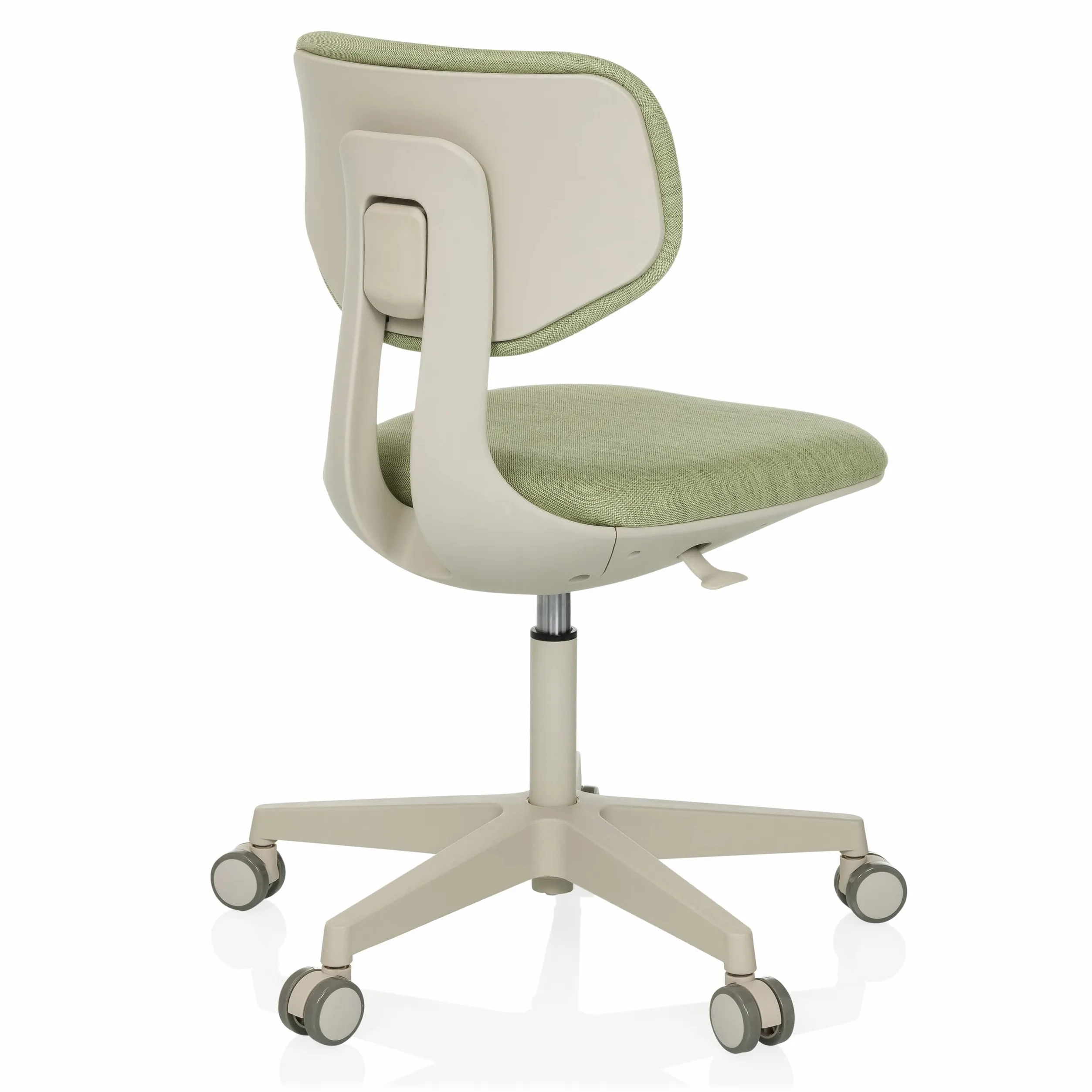 HJH Office sedia girevole per bambini con schienale regolabile in altezza KID CLASSIC Sedia da scrivania per bambini da 6 a 12 anni, verde