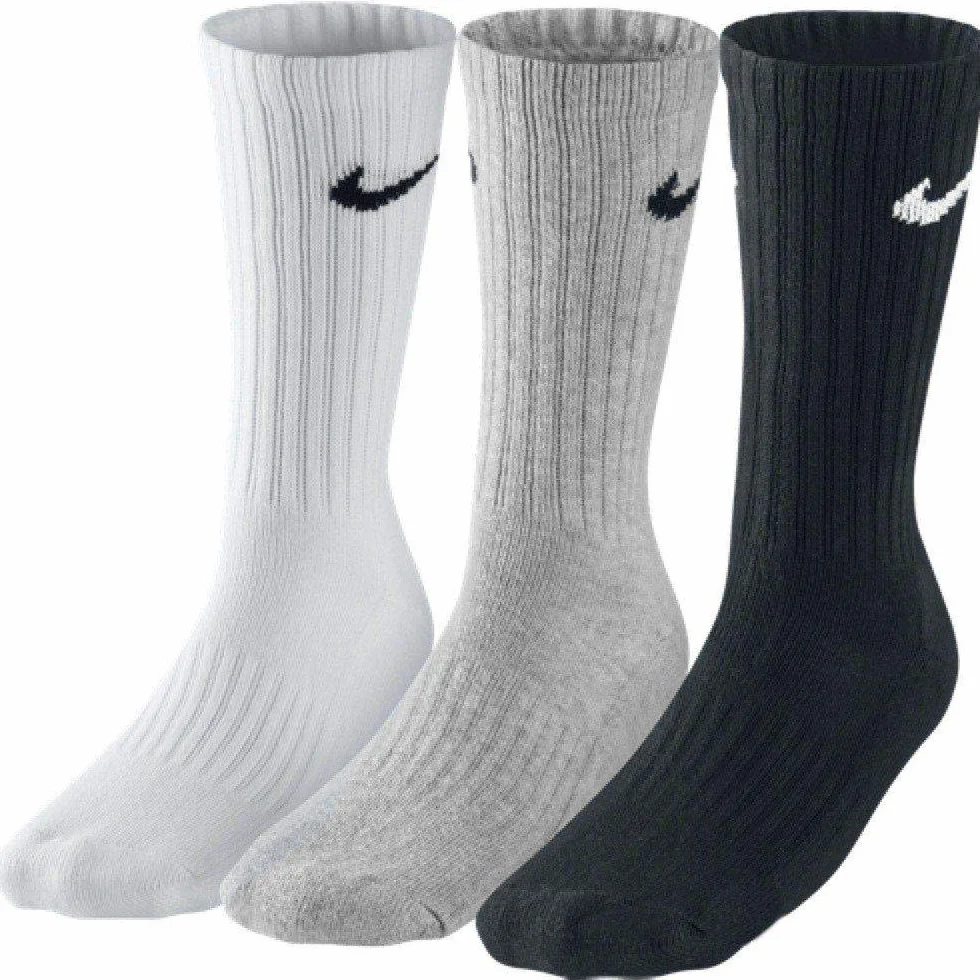 NIKE Calze Uomo 3ppk Value Cotton Crew-SMLX