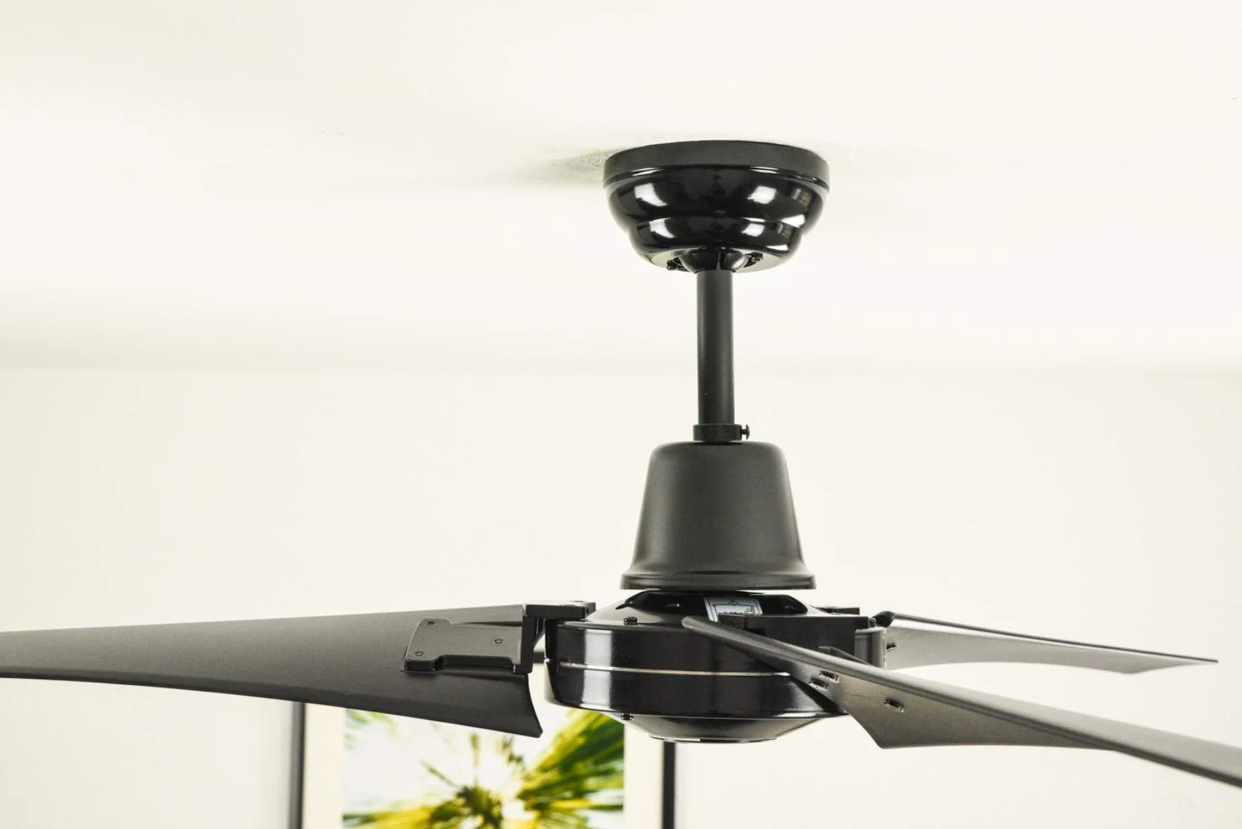 Ventilatore industriale a soffitto Pepeo Vourdries Black 142 cm con telecomando incluso