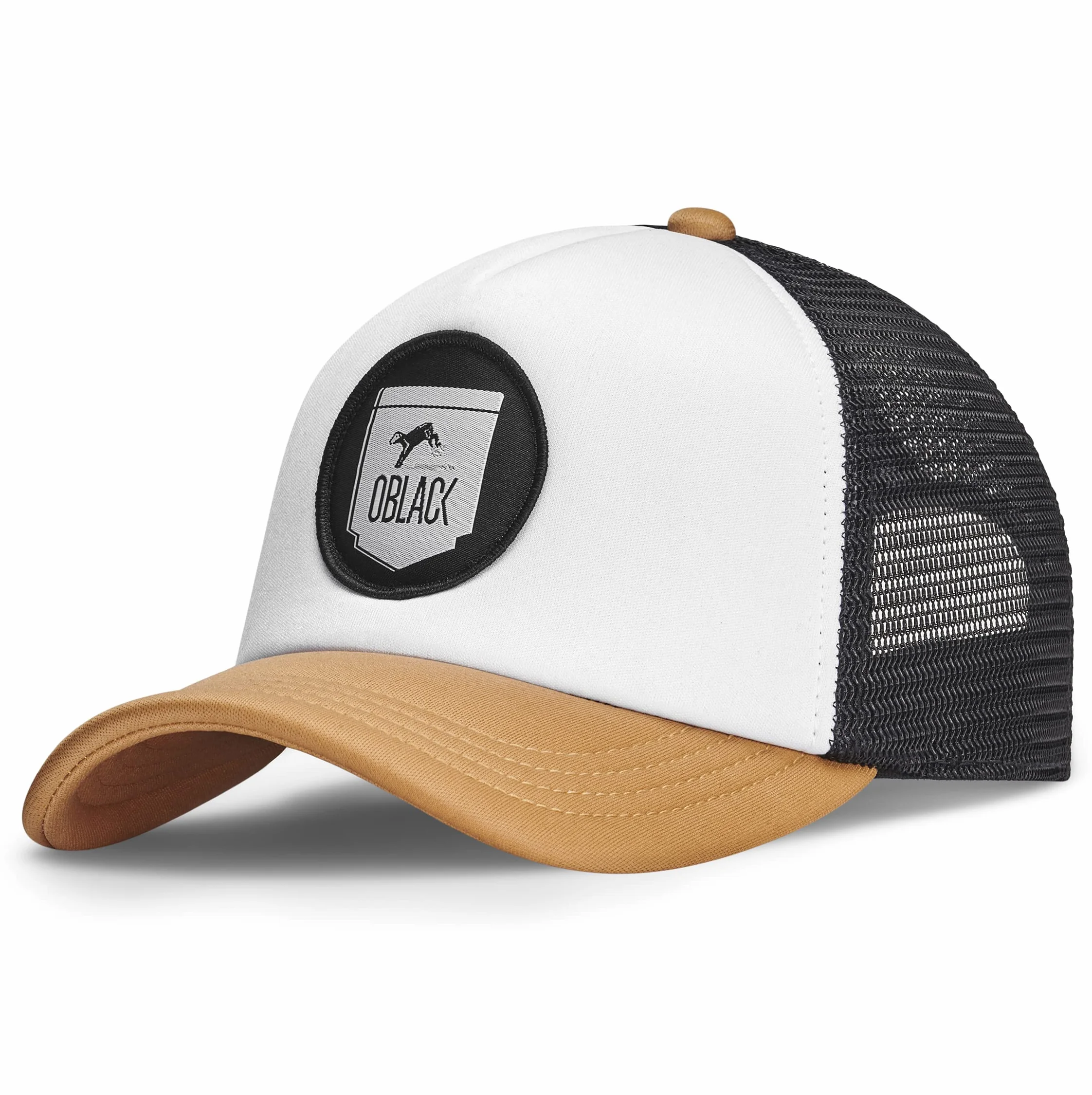 Oblack Cappellini da Uomo Cappello Trucker Running Berretto da Baseball Estivo Traspirante Visiera Regolabile Protezione Solare