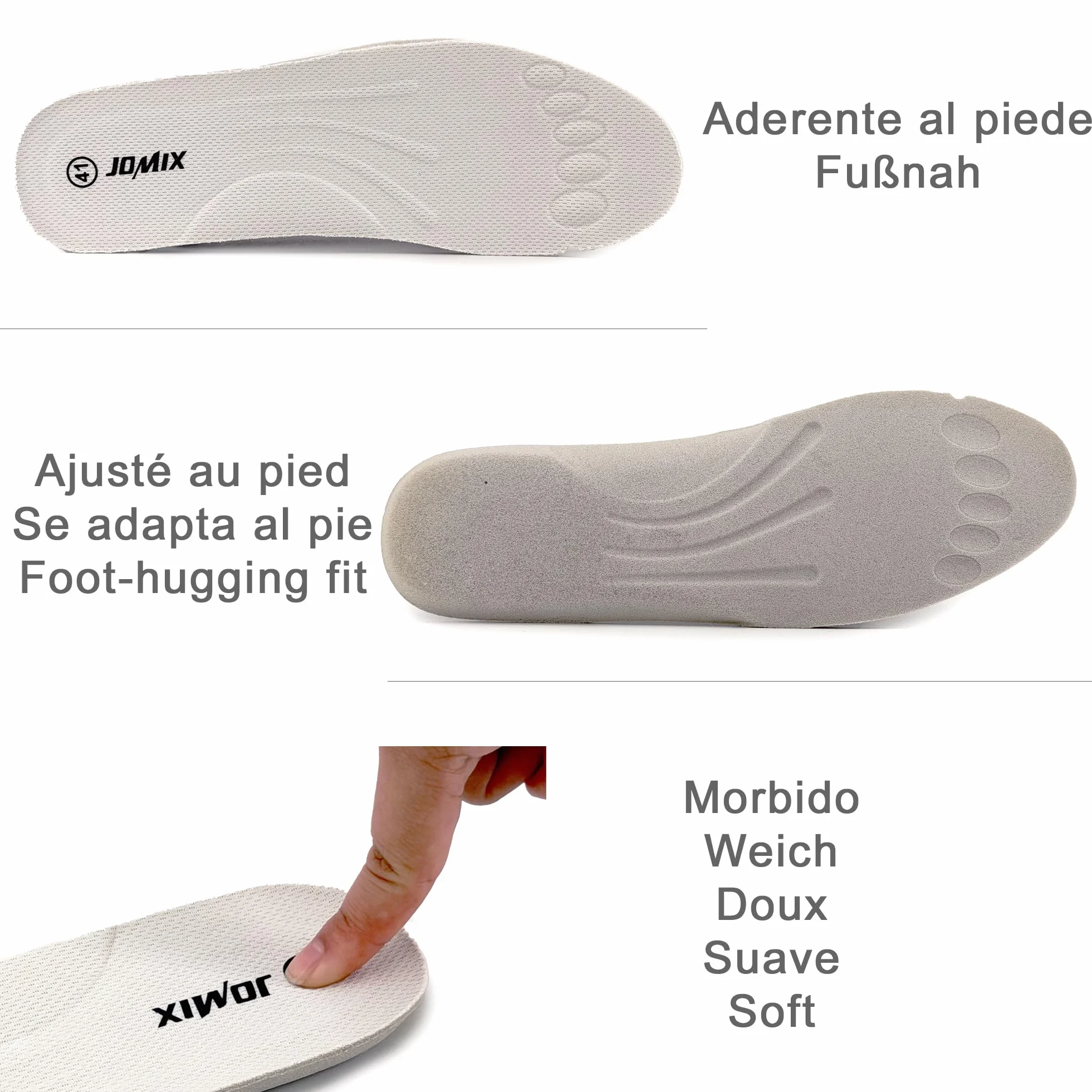 JOMIX Sneakers da Ginnastica Uomo Leggere Suola Antiscivolo Traspirante Taglie 40-45