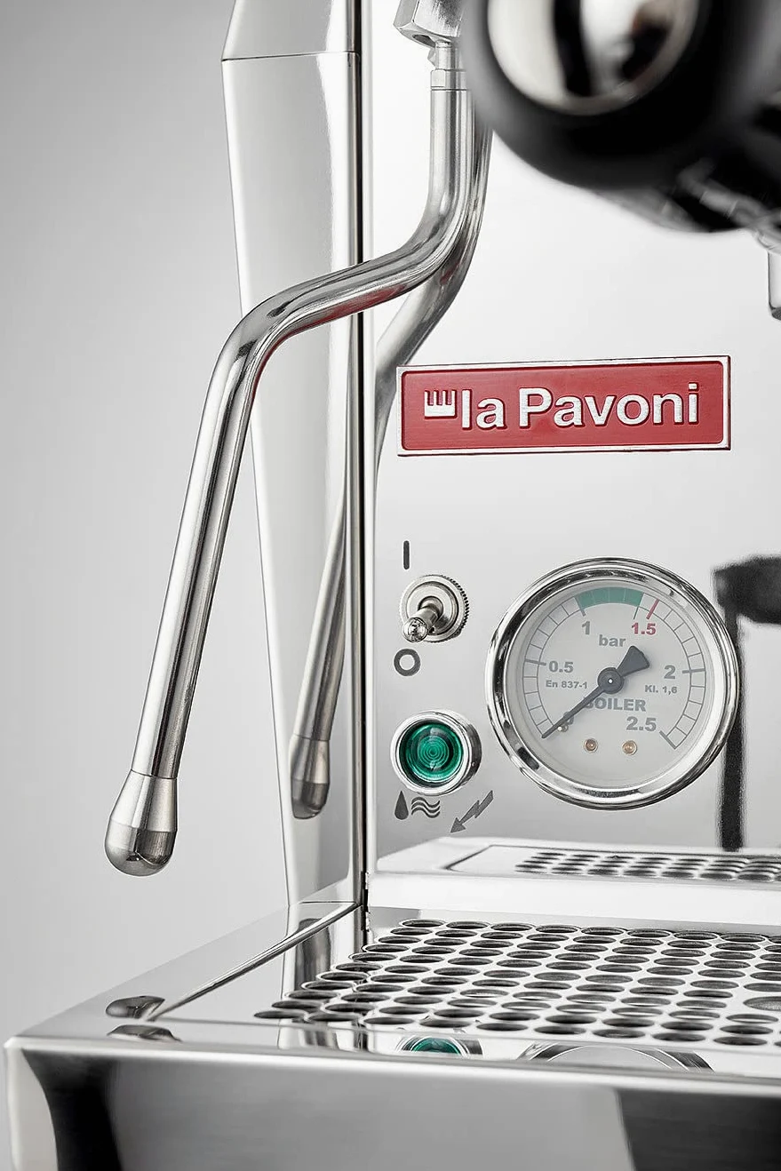La Pavoni Semi-Professional Coffee Maker with a Capacity of 1.8l from Smeg Evoluzione Botticelli LPSGEV01EU, Steel